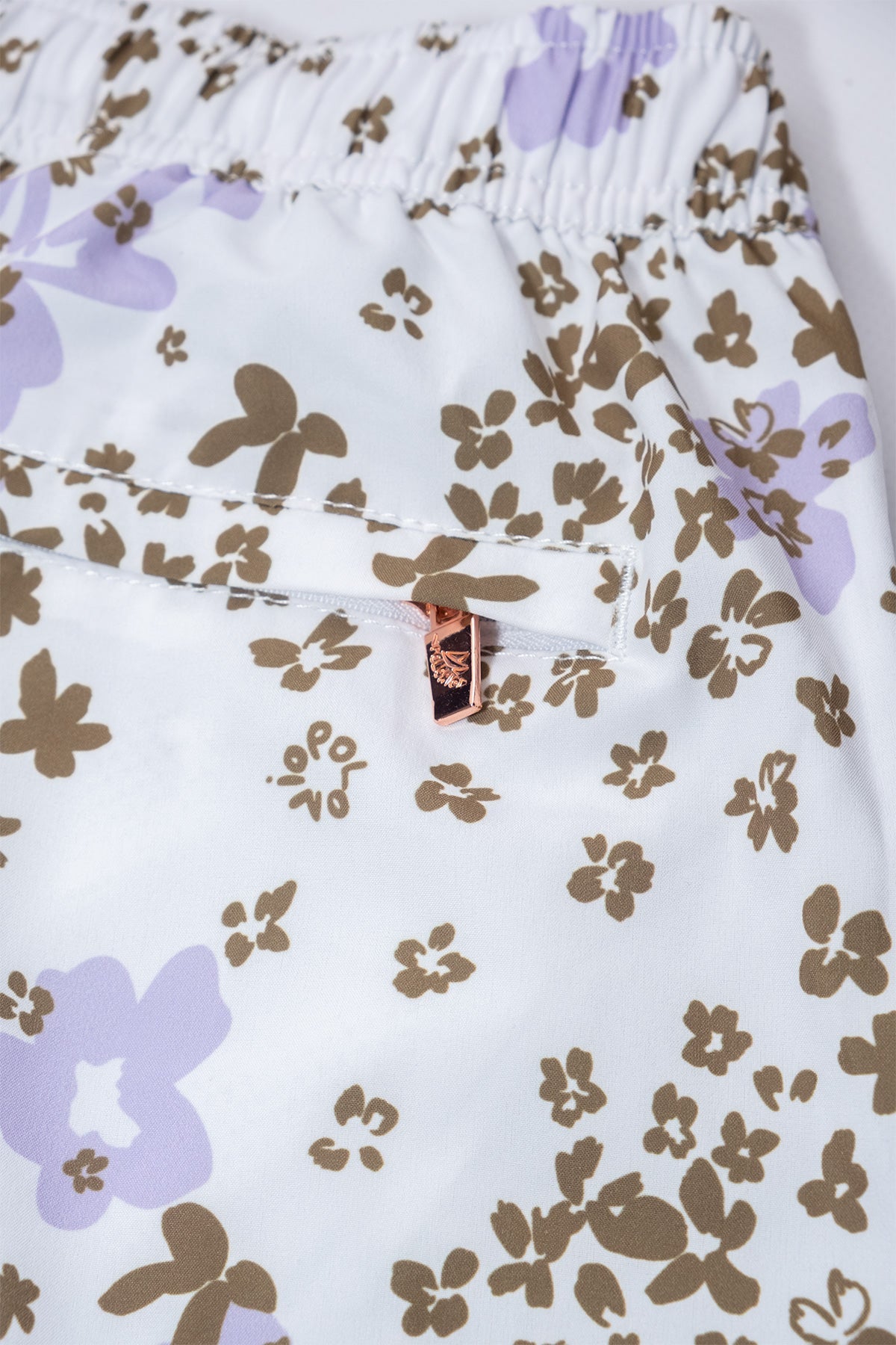 Short de Baño Classic Blossom Blanco - Polonio Uruguay