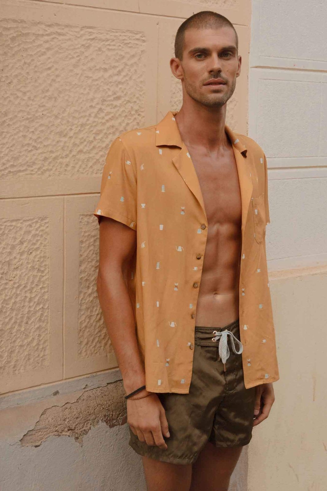 Short de Baño Gents Oliva - Polonio Uruguay