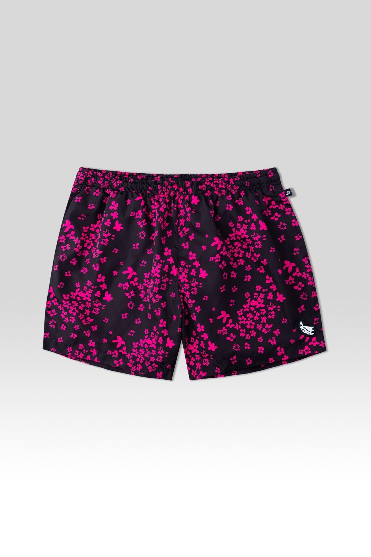 Short de Baño Runner Blossom Negro - Polonio Uruguay