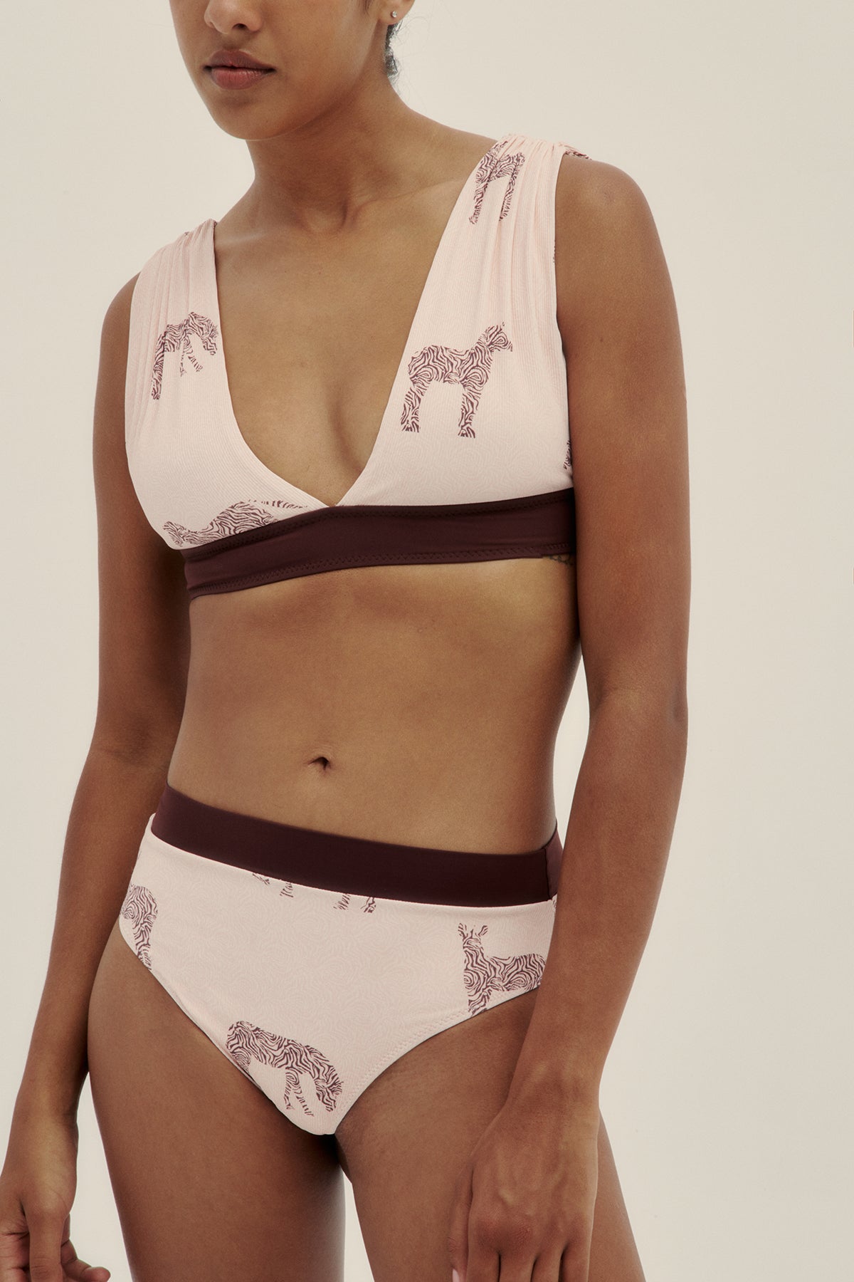 Bottom Bikini Nicky Zebra - Polonio Uruguay