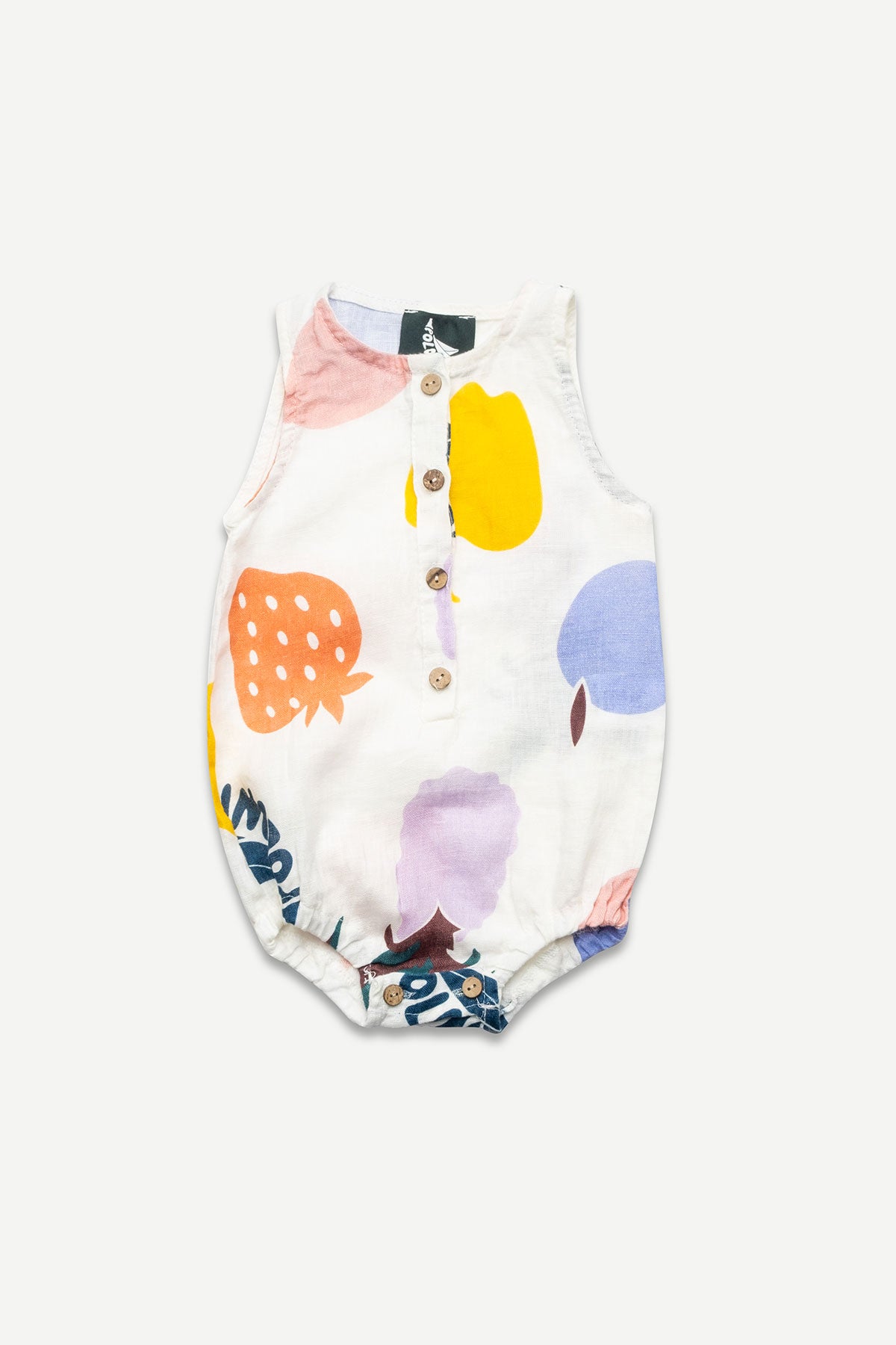 Fruit Salad Bebé Tank Onesie Lino - Polonio Uruguay