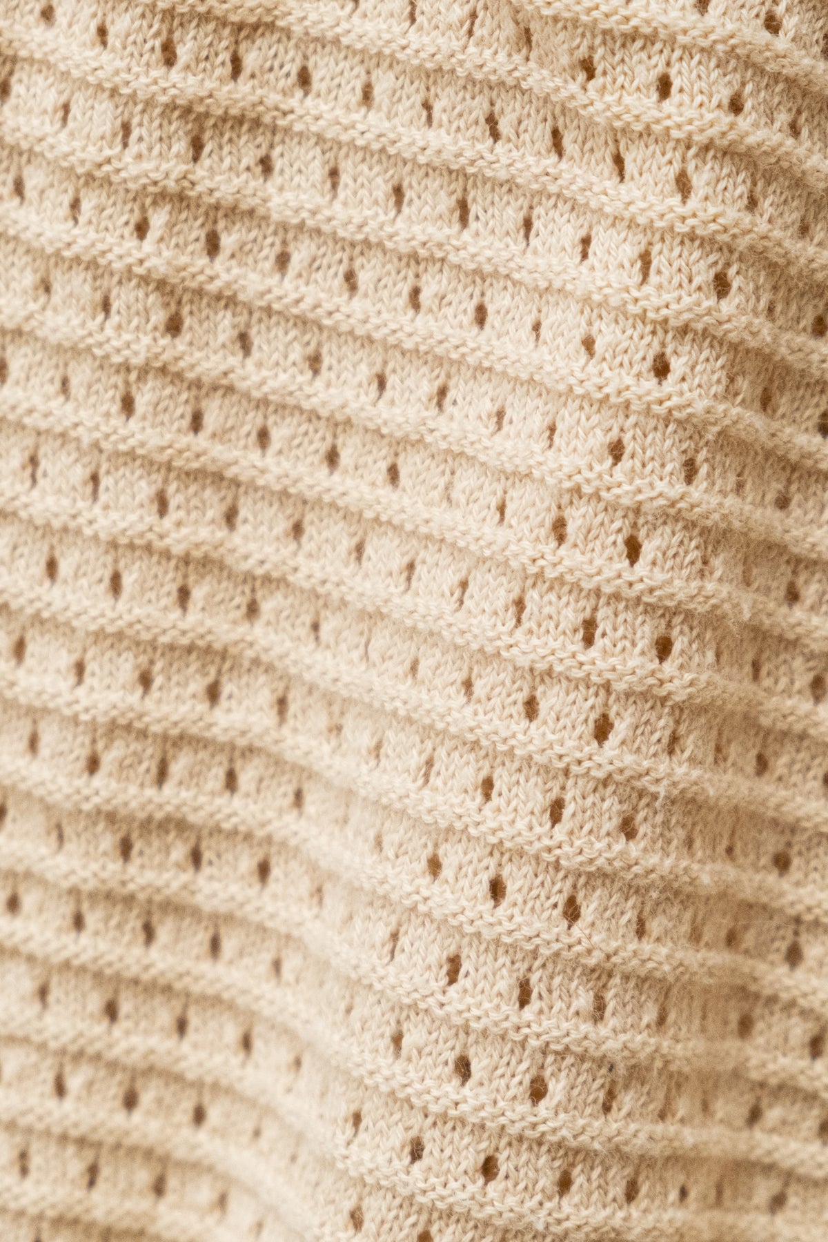 Button Down Knitted Shirt Cream Camisas Polonio UY