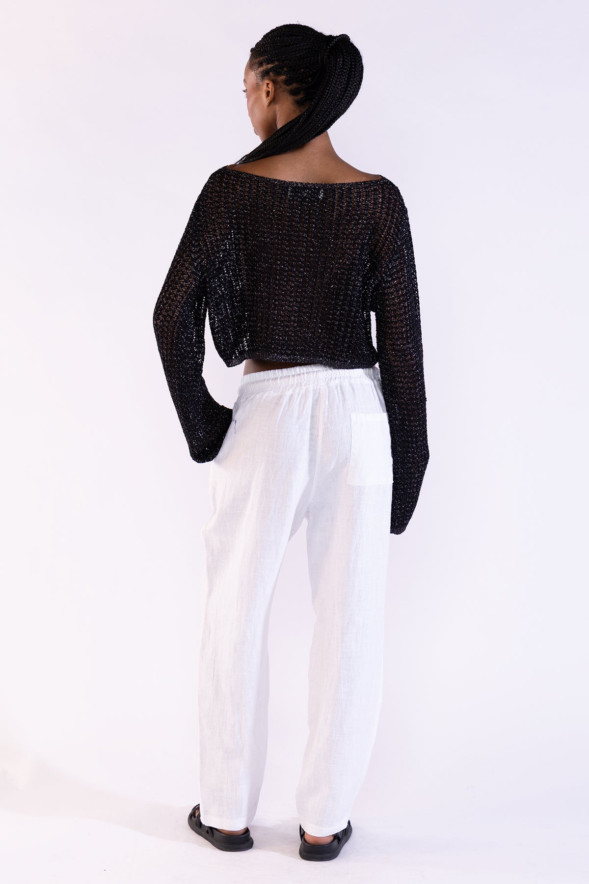 Crop Sweater Black