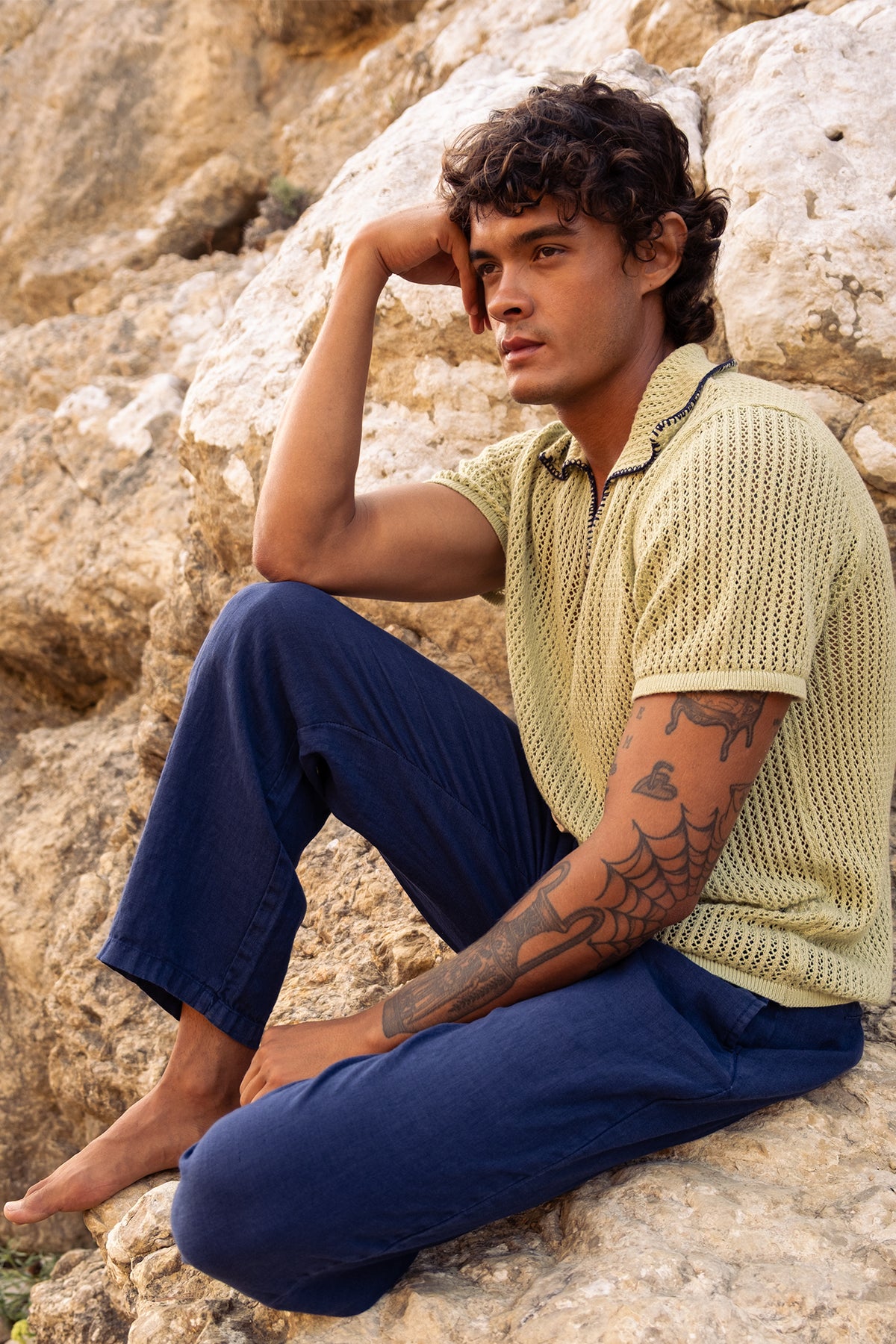 Embroidered Polo Shirt Cardamomo