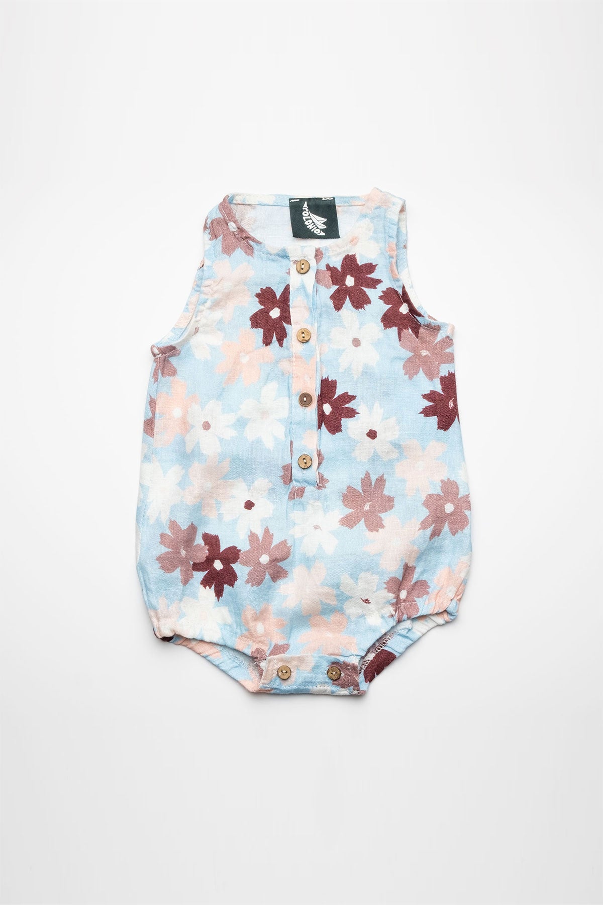 Flowerbed Bebé Tank Onesie Lino - Polonio Uruguay