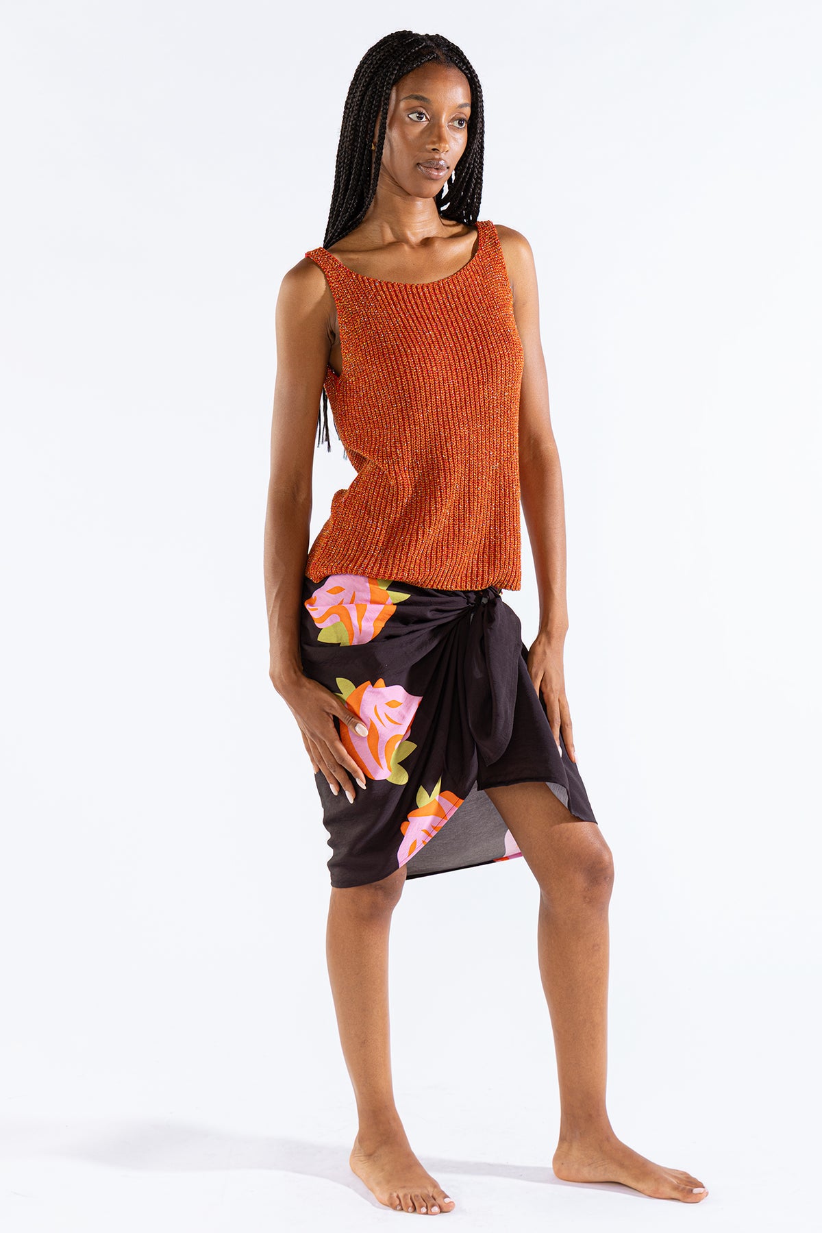 Eli Top Tejido Lurex Sol