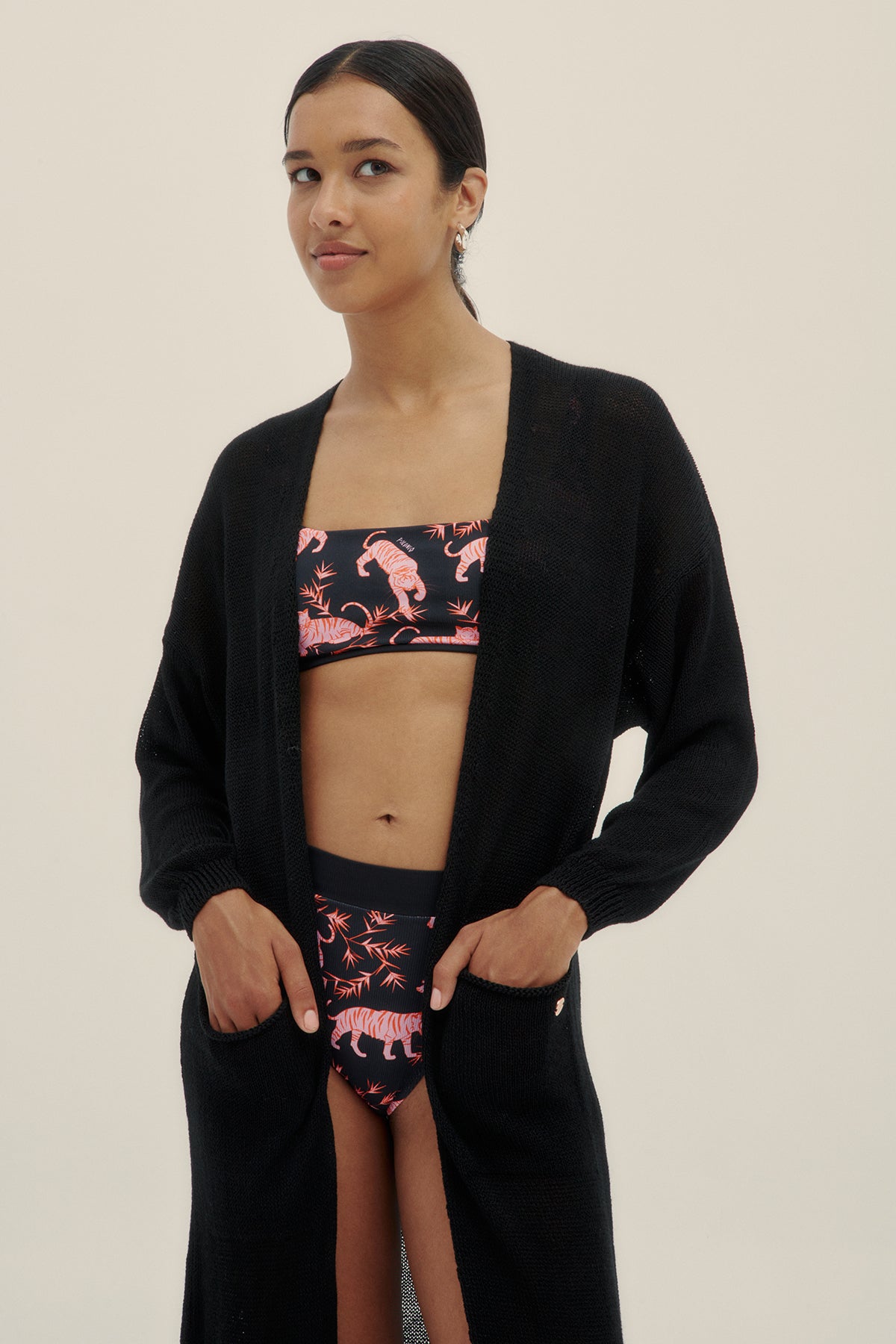 Cardigan Lu Negro - Polonio Uruguay