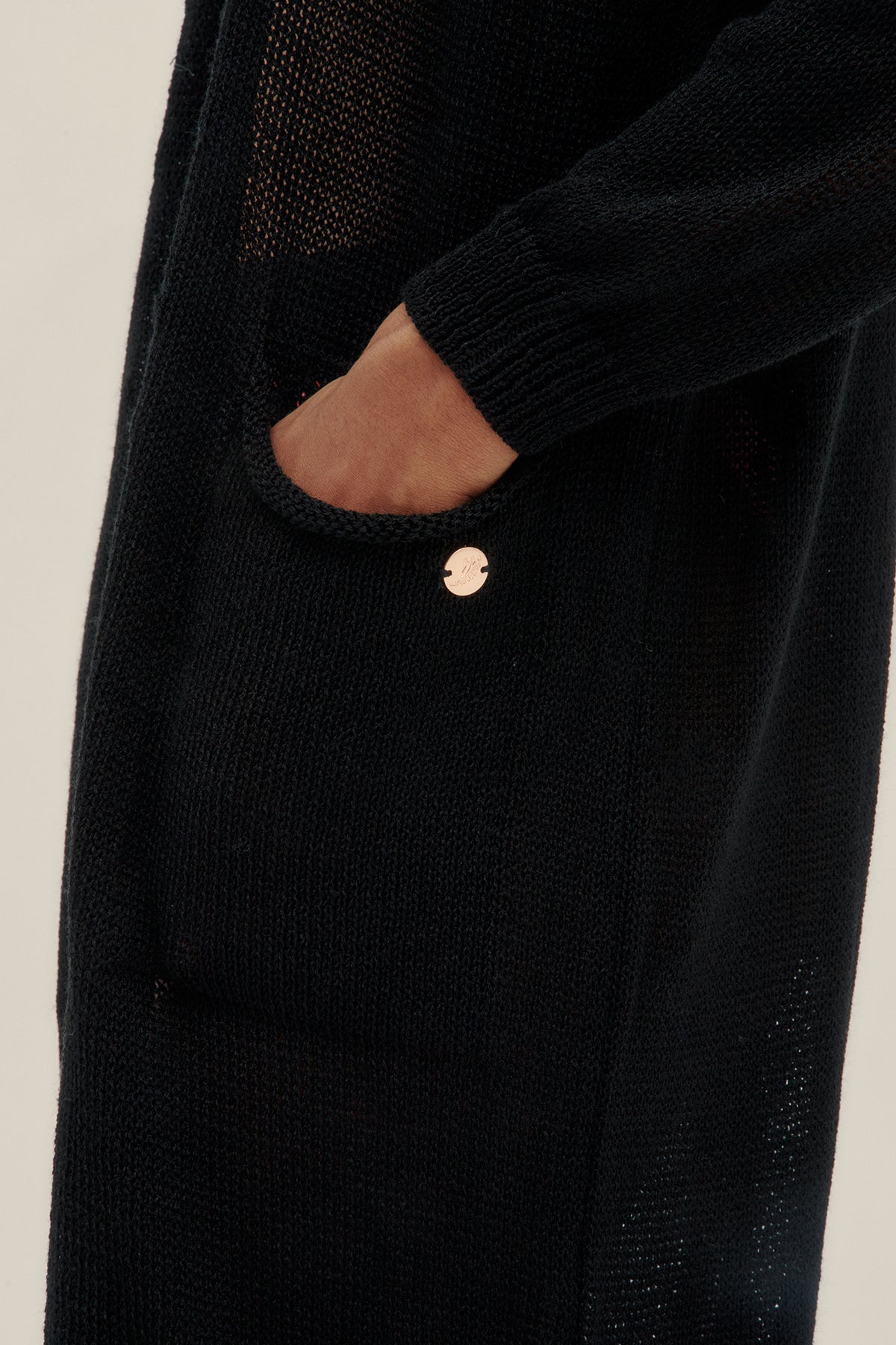 Cardigan Lu Negro - Polonio Uruguay