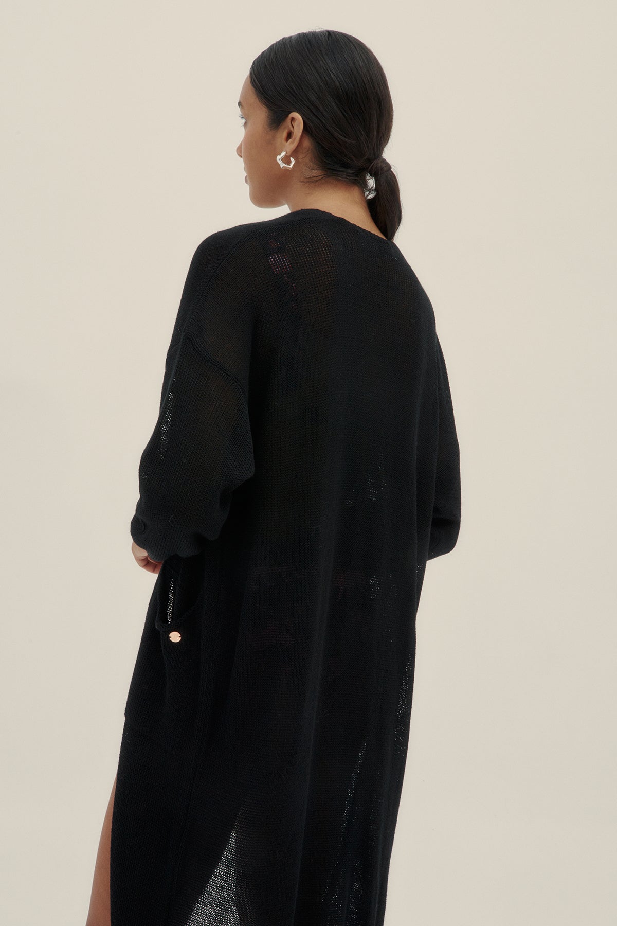 Cardigan Lu Negro - Polonio Uruguay