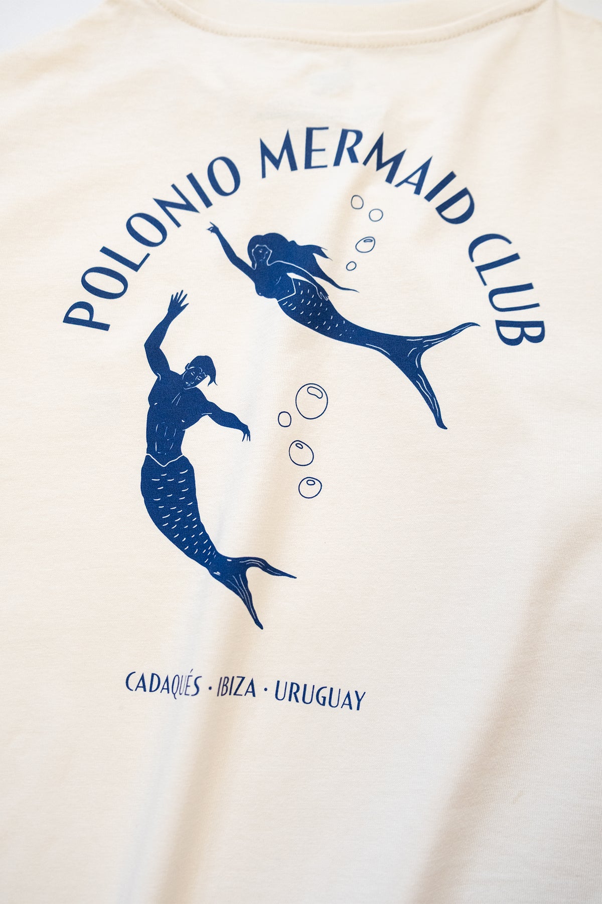 Mermaid Club Tee Panna T-Shirt Polonio UY