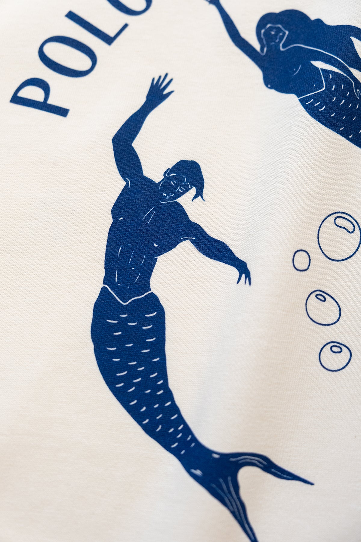 Mermaid Club Tee Panna T-Shirt Polonio UY