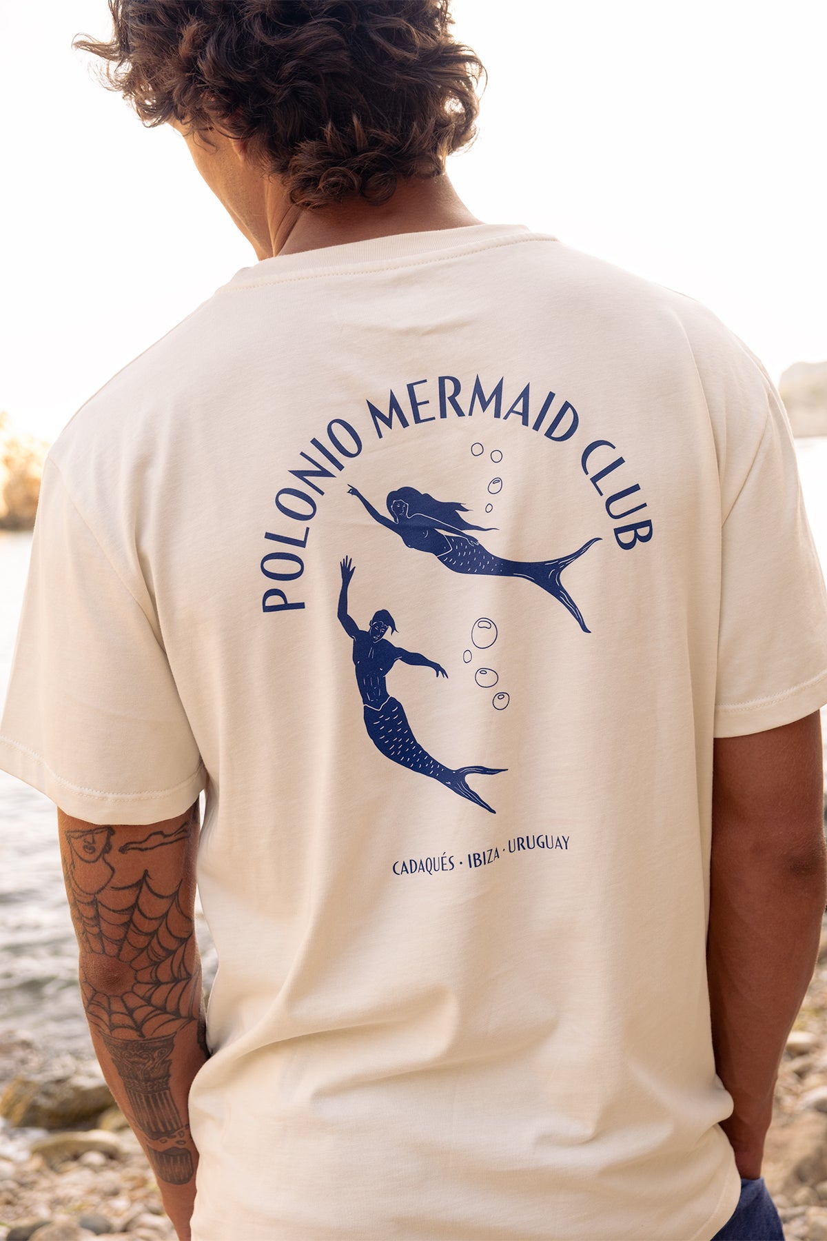 Mermaid Club Tee Panna T-Shirt Polonio UY