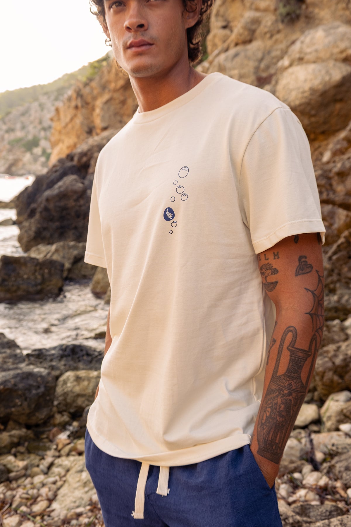 Mermaid Club Tee Panna T-Shirt Polonio UY