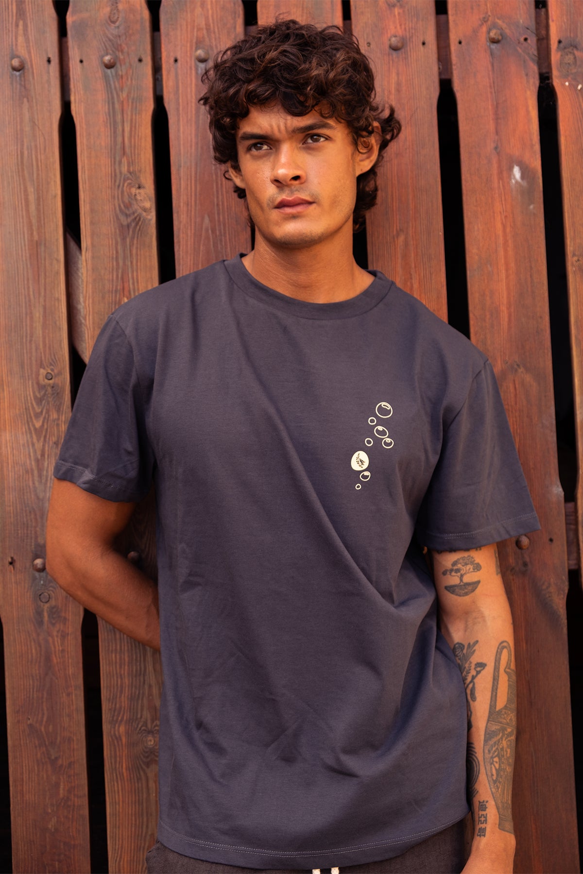Mermaid Club Tee Piombo T-Shirt Polonio UY