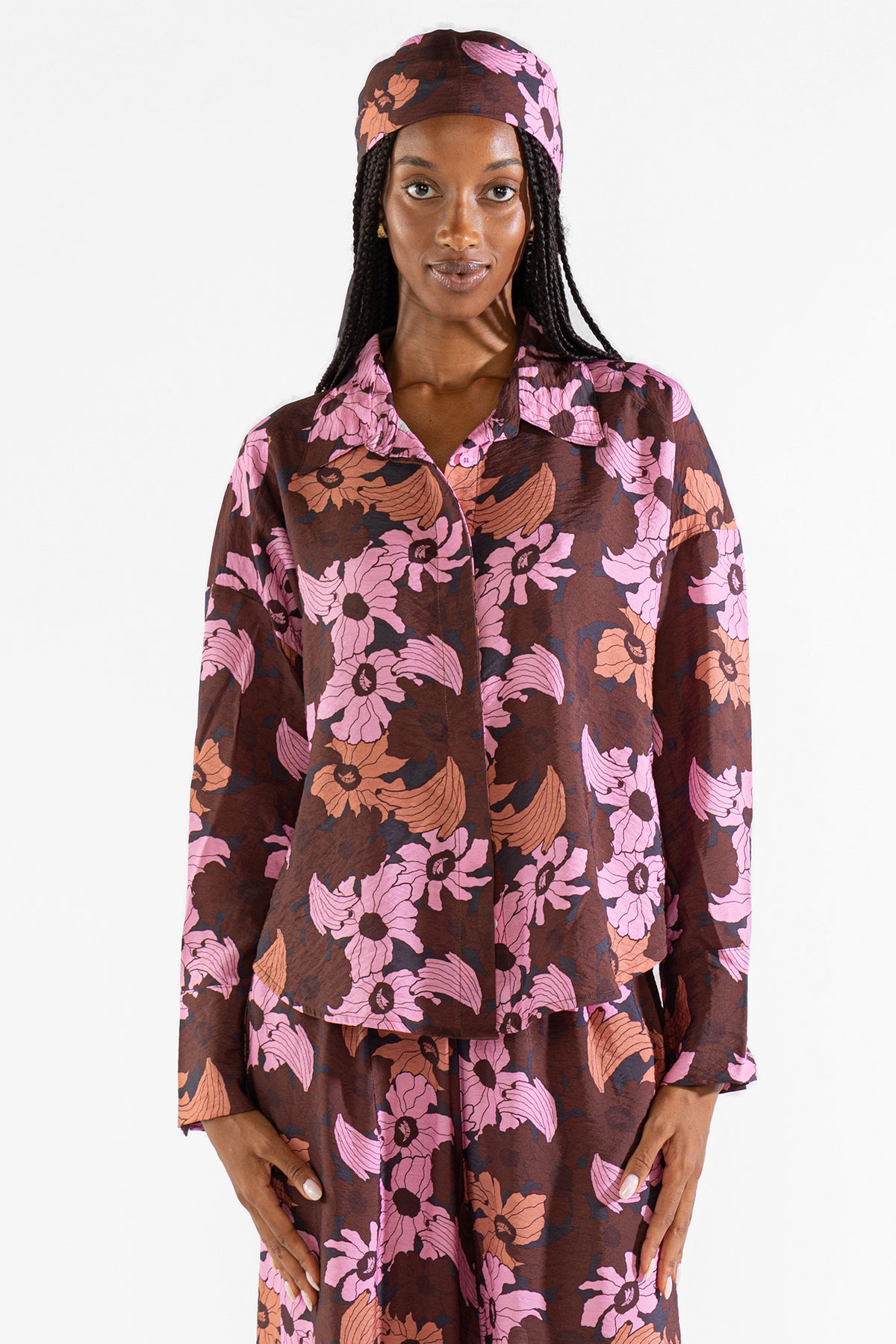 Camisa Nat Broken Flowers