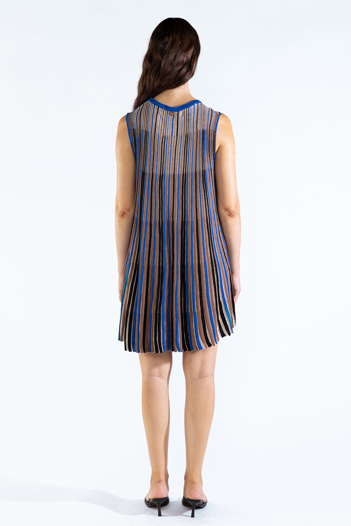 Vestido Striped Tee Tejido Blue