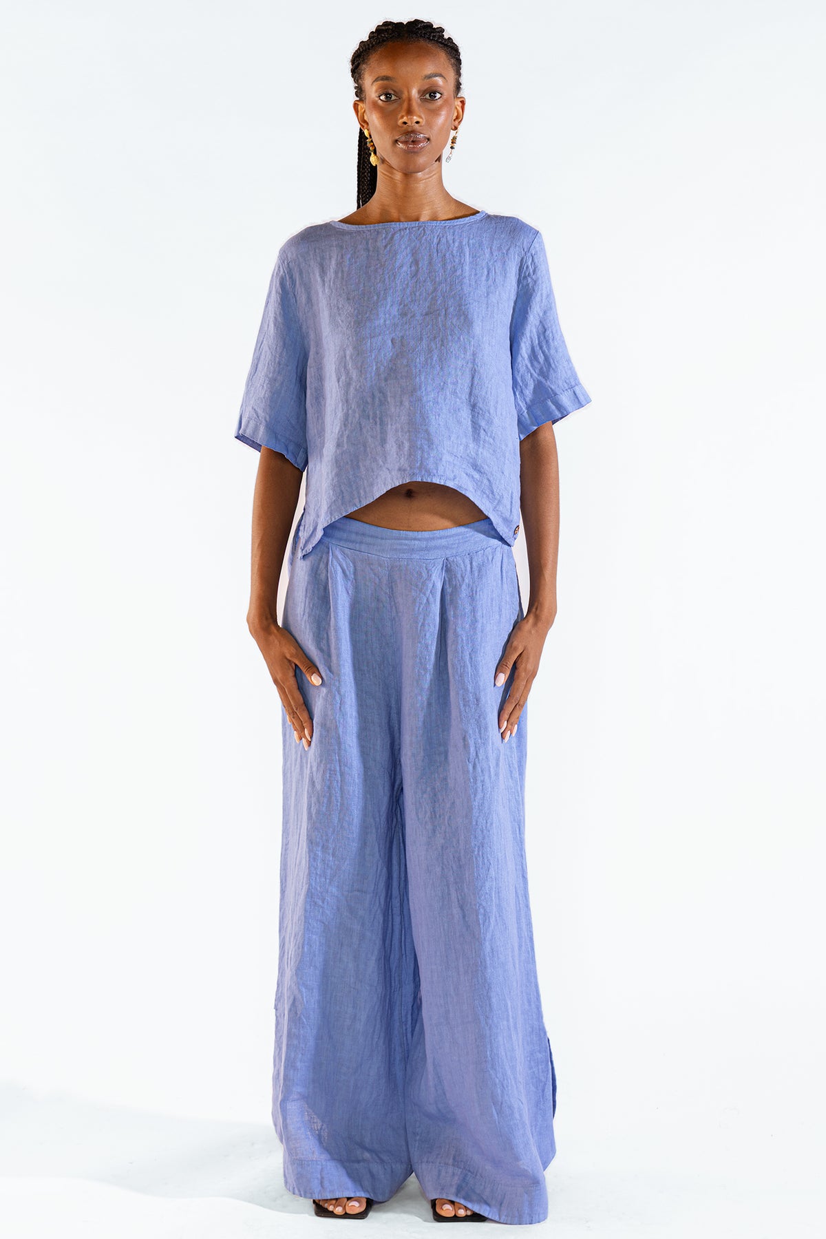 Top Fefe Blue Tops y Camisas Polonio UY