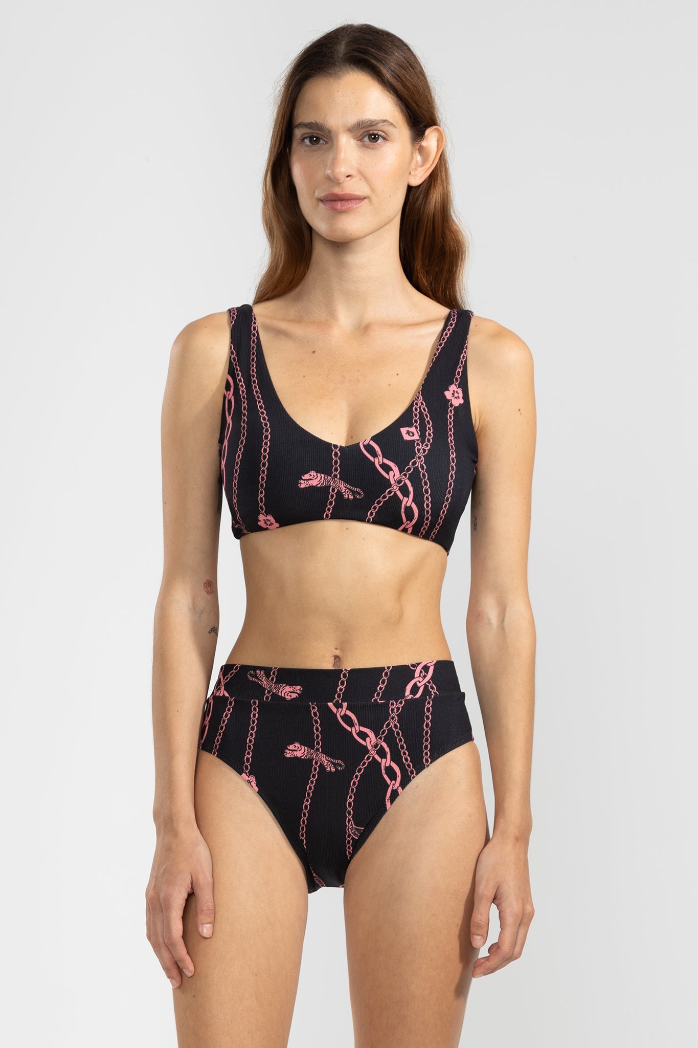 Bottom Bikini Nicky Chain Gang Black - Polonio Uruguay