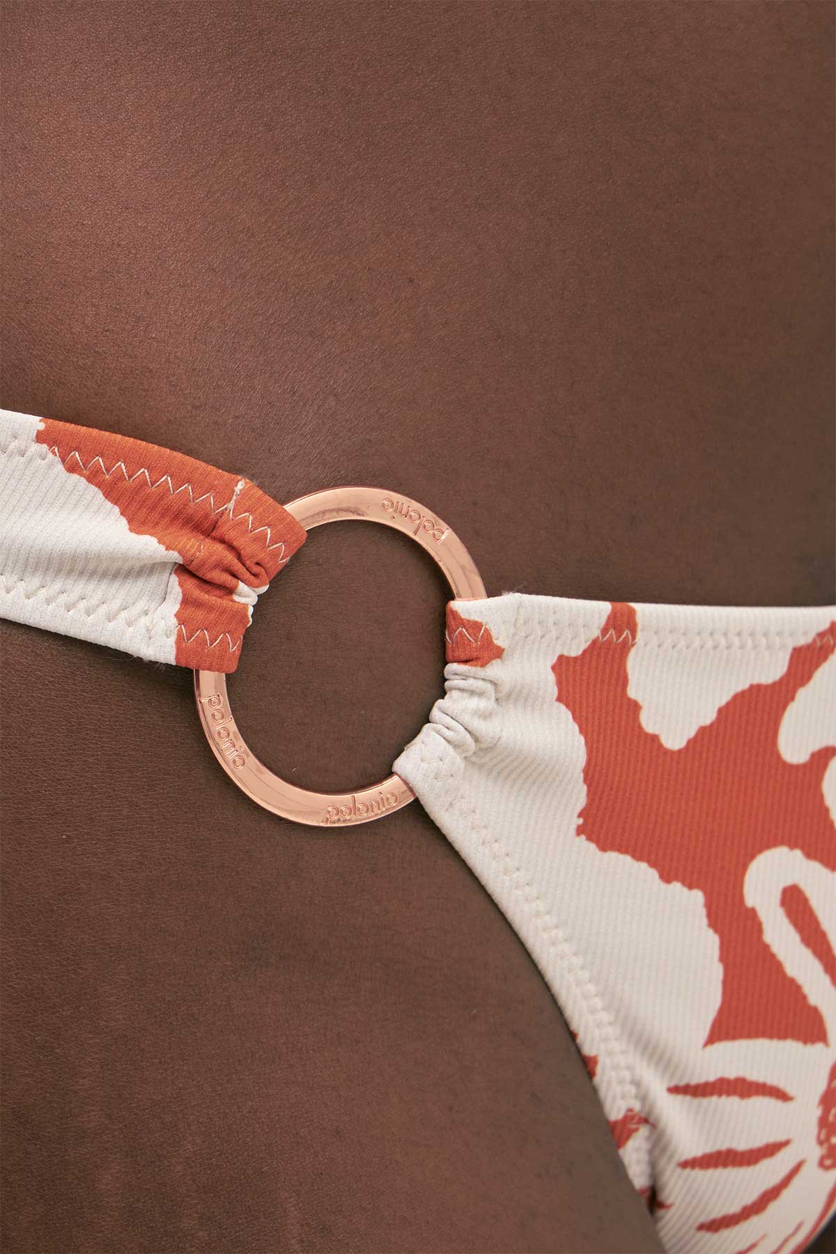 Bottom Bikini Ring Jungle Clay - Polonio Uruguay