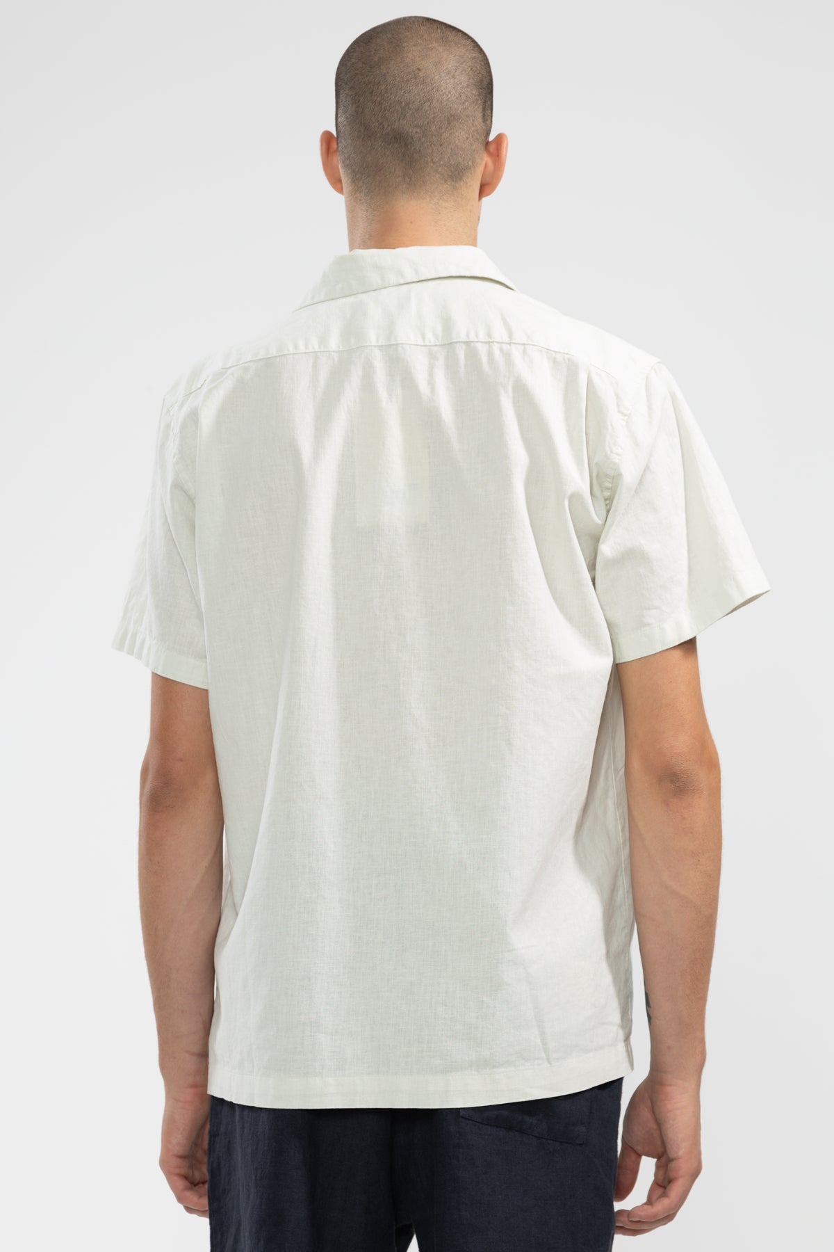 Camisa Camp Collar Boxy Oyster - Polonio Uruguay