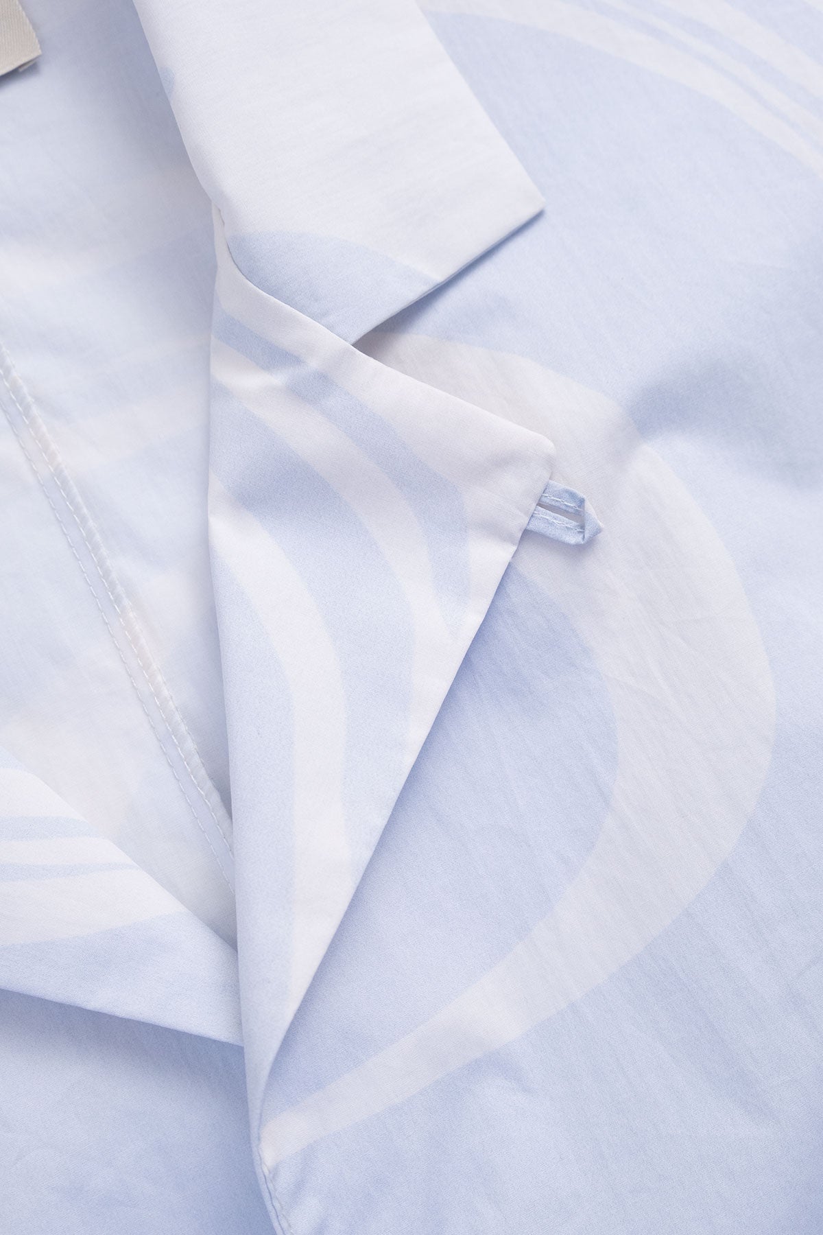 Camisa Convertible Collar Boxy Marble Sky - Polonio Uruguay