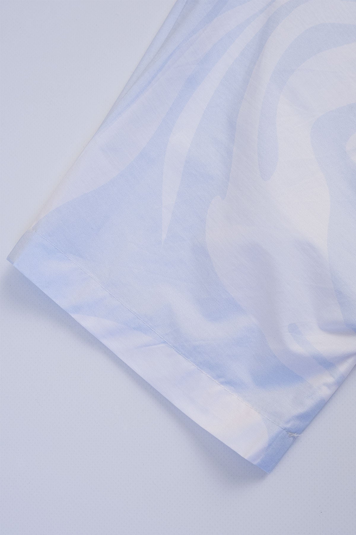 Camisa Convertible Collar Boxy Marble Sky - Polonio Uruguay