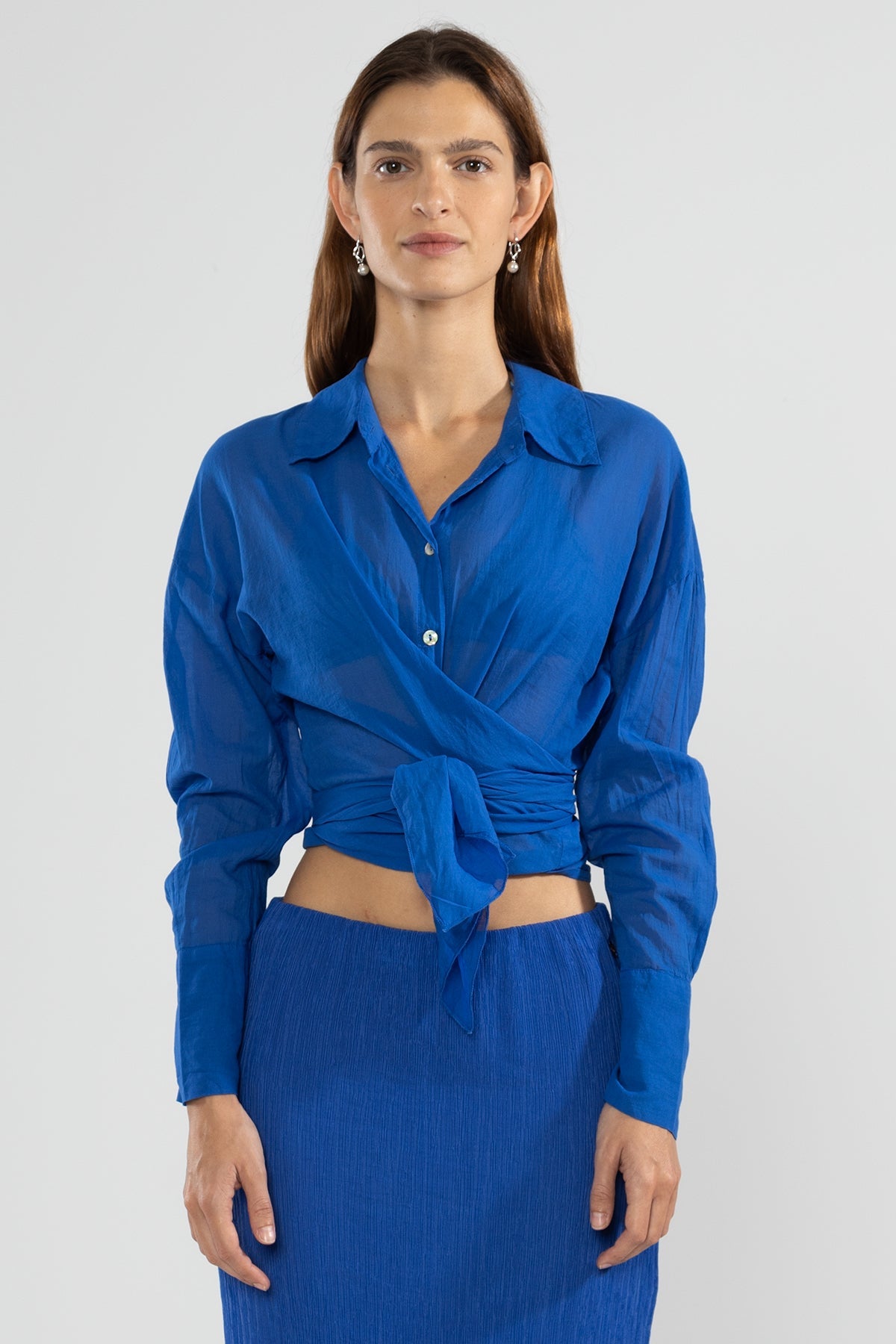 Camisa Fefe Azul - Polonio Uruguay