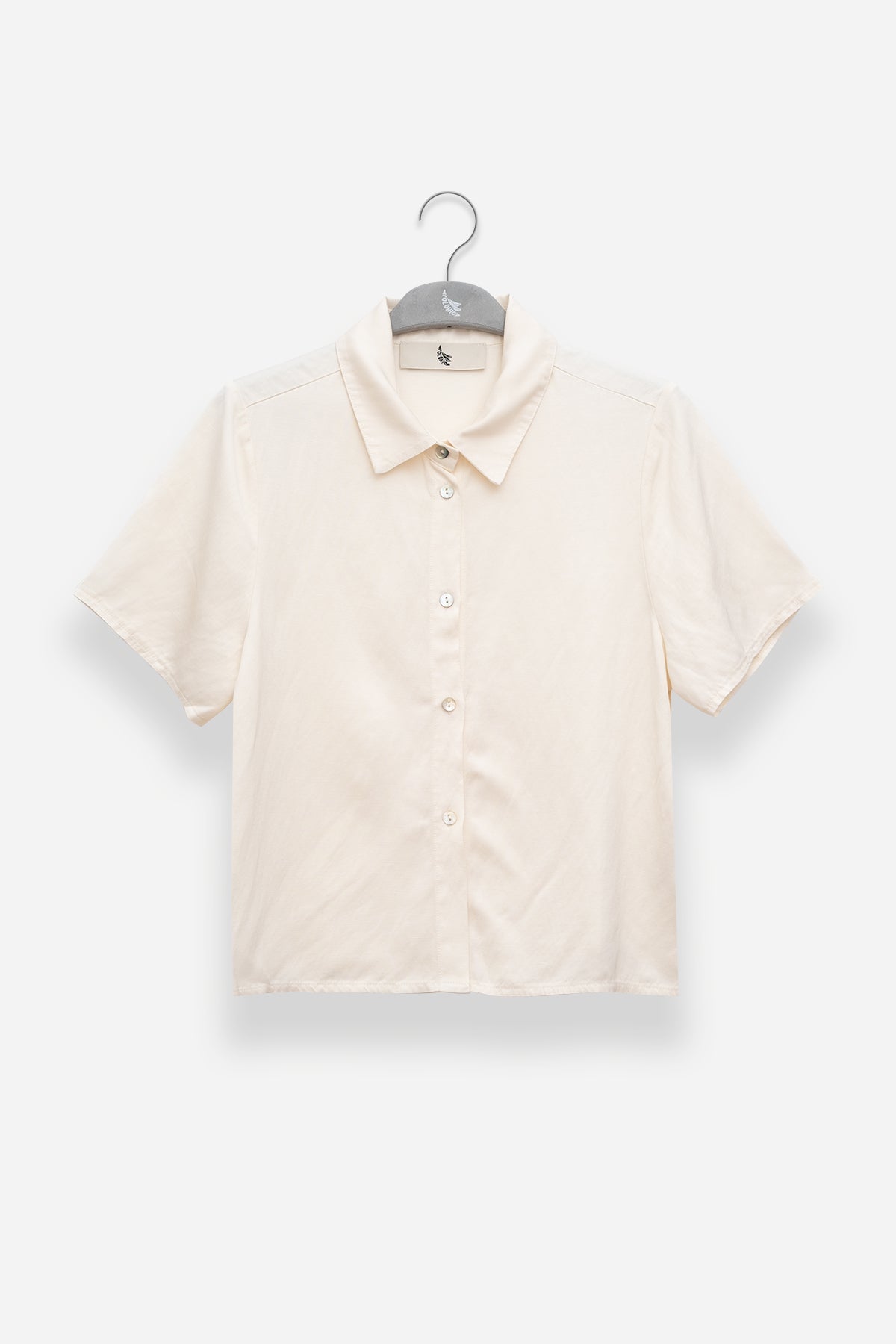 Camisa Manga Corta Crema - Polonio Uruguay