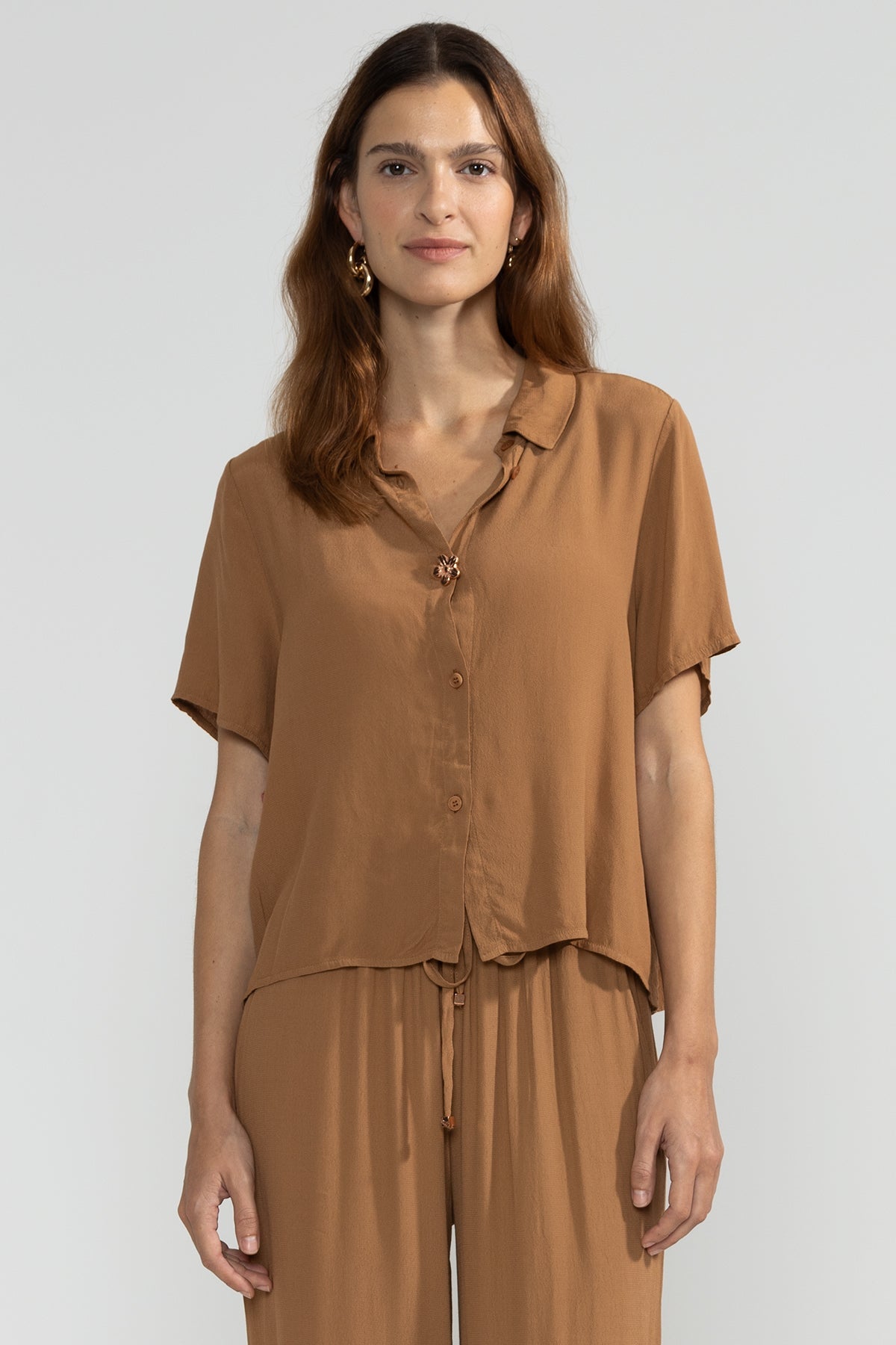 Camisa Manga Corta Terra - Polonio Uruguay