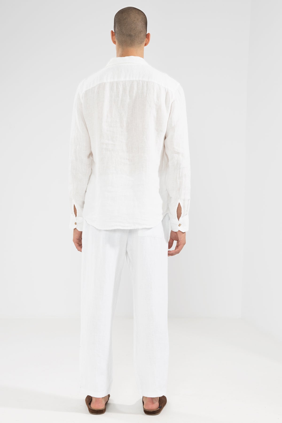 Camisa Manga Larga 100% Lino Casapueblo - Polonio Uruguay