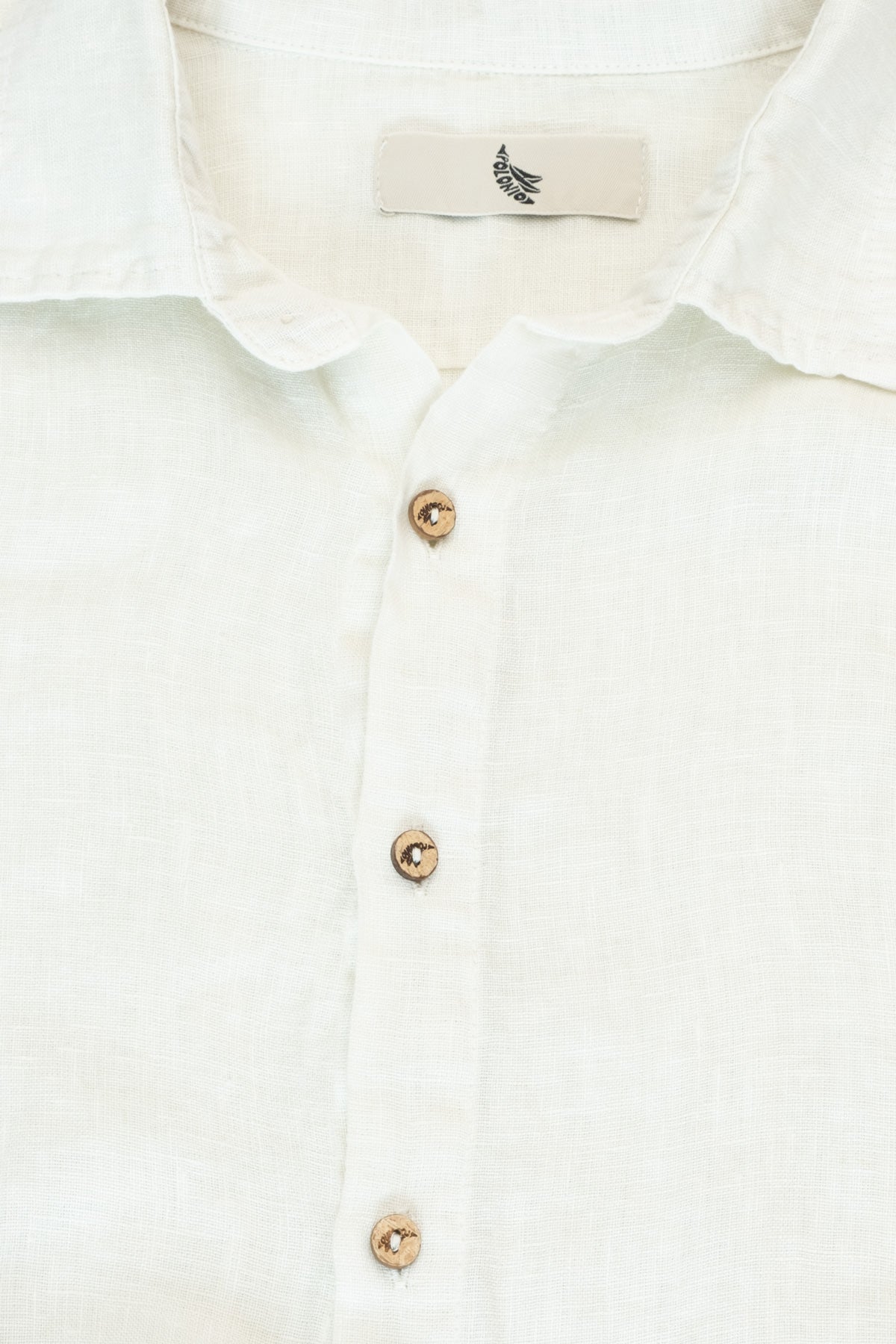 Camisa Manga Larga 100% Lino Oyster - Polonio Uruguay