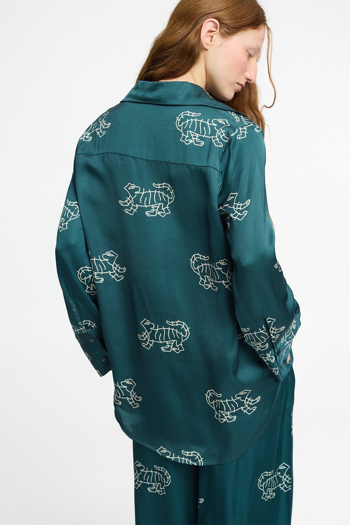 Camisa Marti Tigress Petrol - Polonio Uruguay