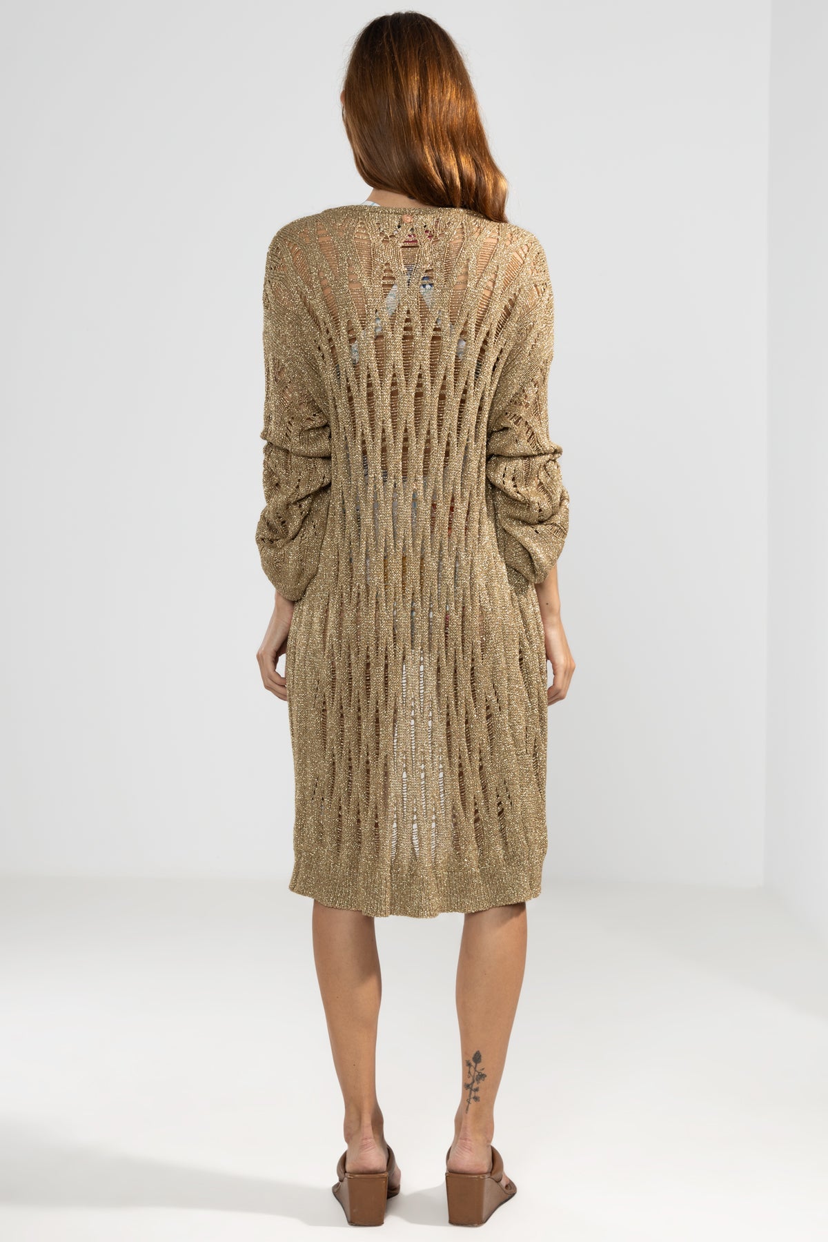 Cardigan Lara Oro - Polonio Uruguay