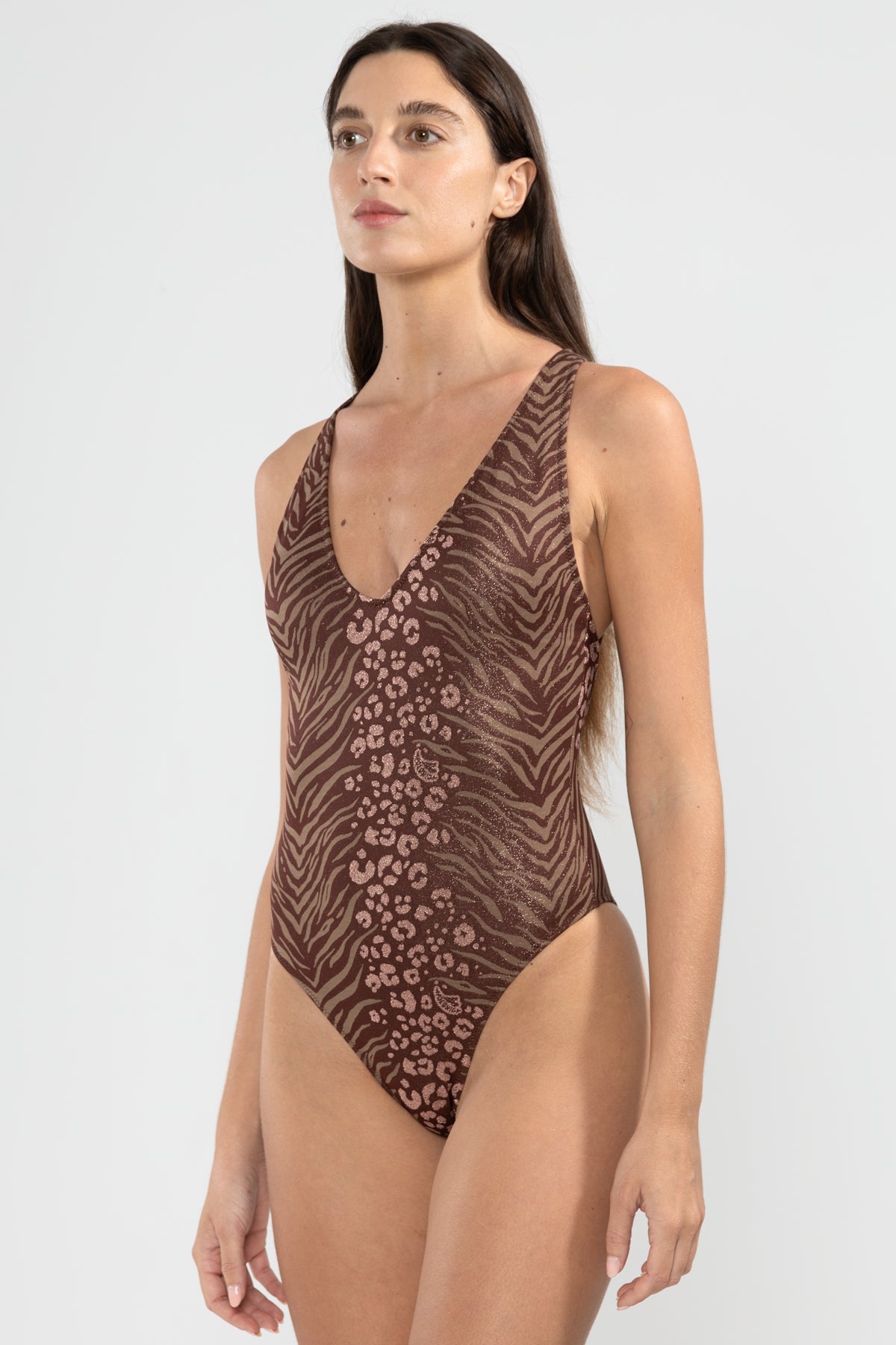 Enteriza Lu Feline Chocolate - Polonio Uruguay