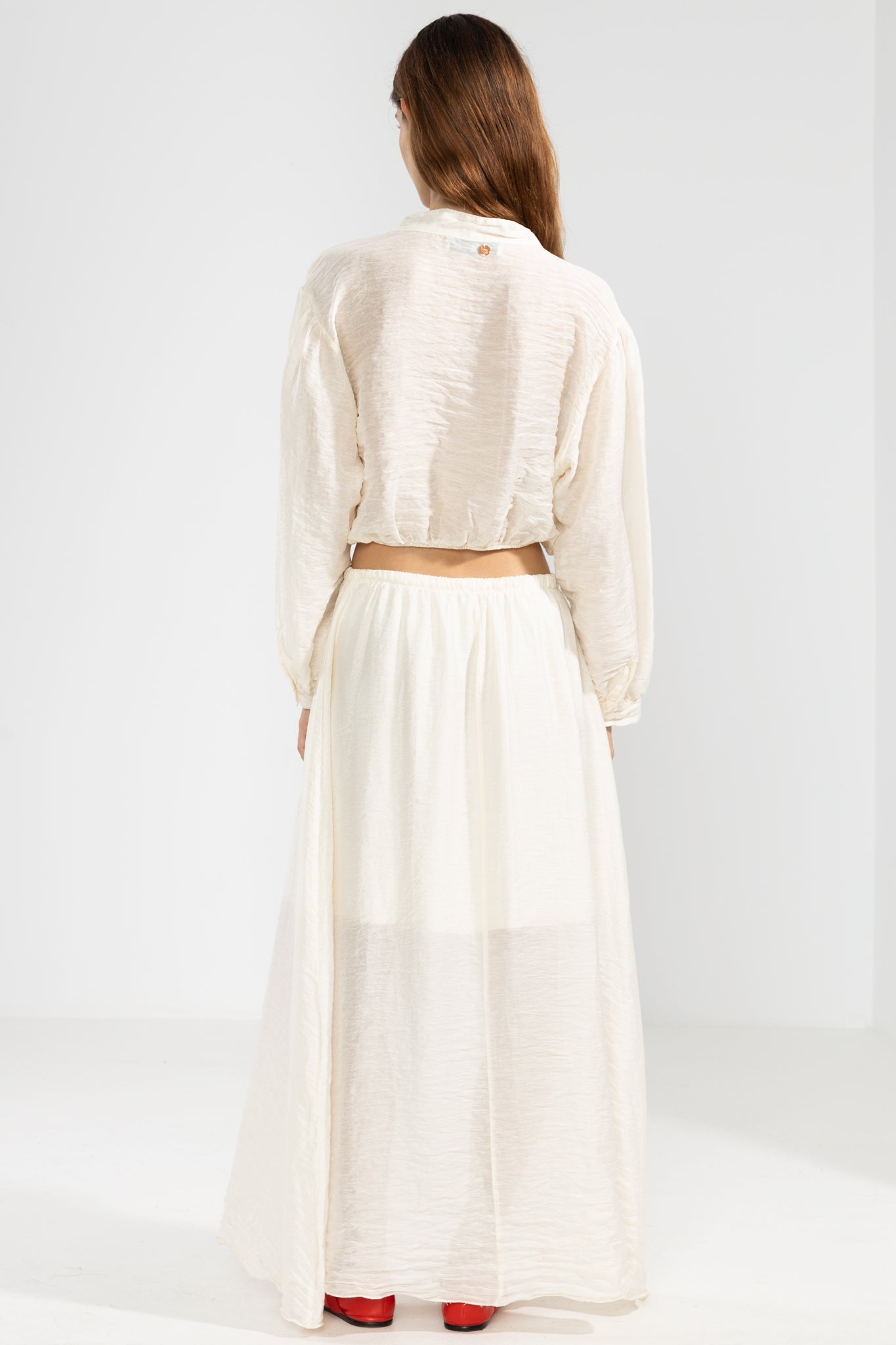 Falda Abby Crema - Polonio Uruguay