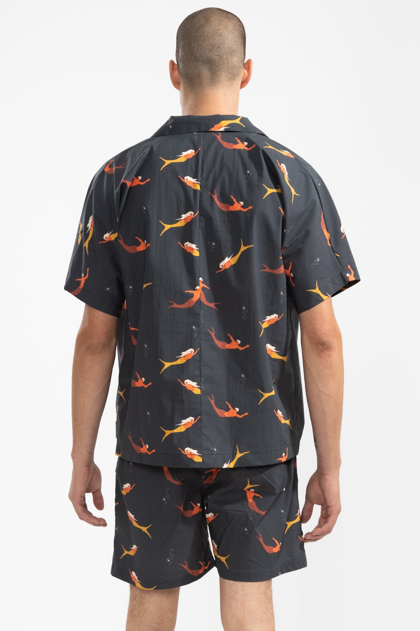 Fede Shorts Mermaid Black - Polonio Uruguay