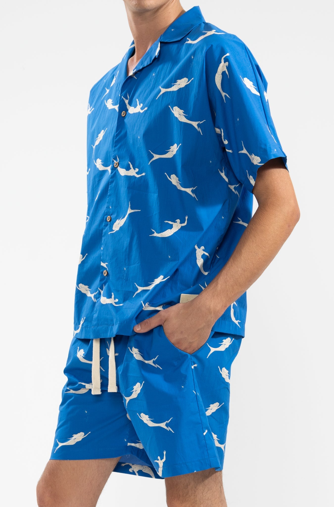 Fede Shorts Mermaid Blue - Polonio Uruguay