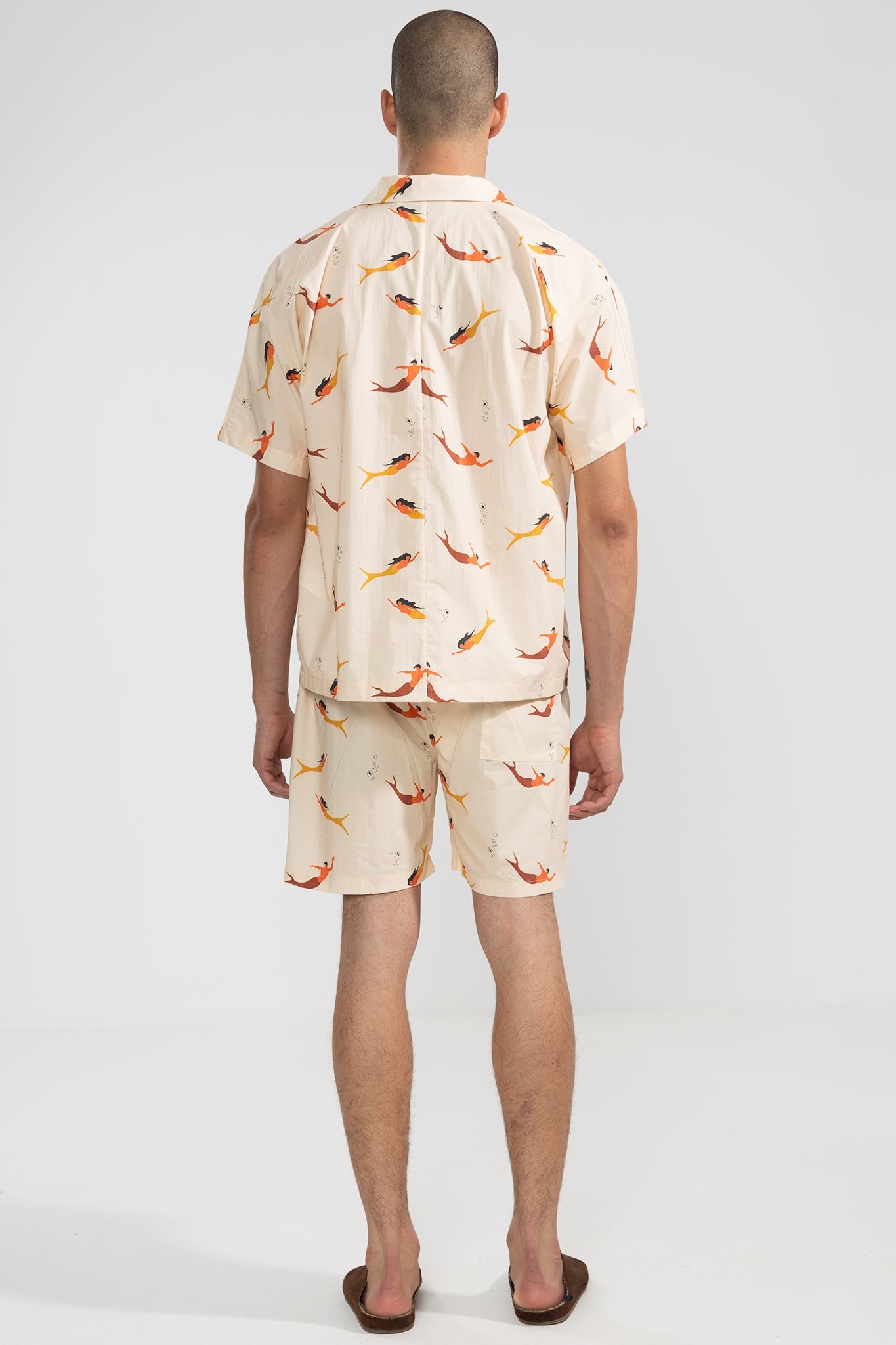 Fede Shorts Mermaid Cream - Polonio Uruguay