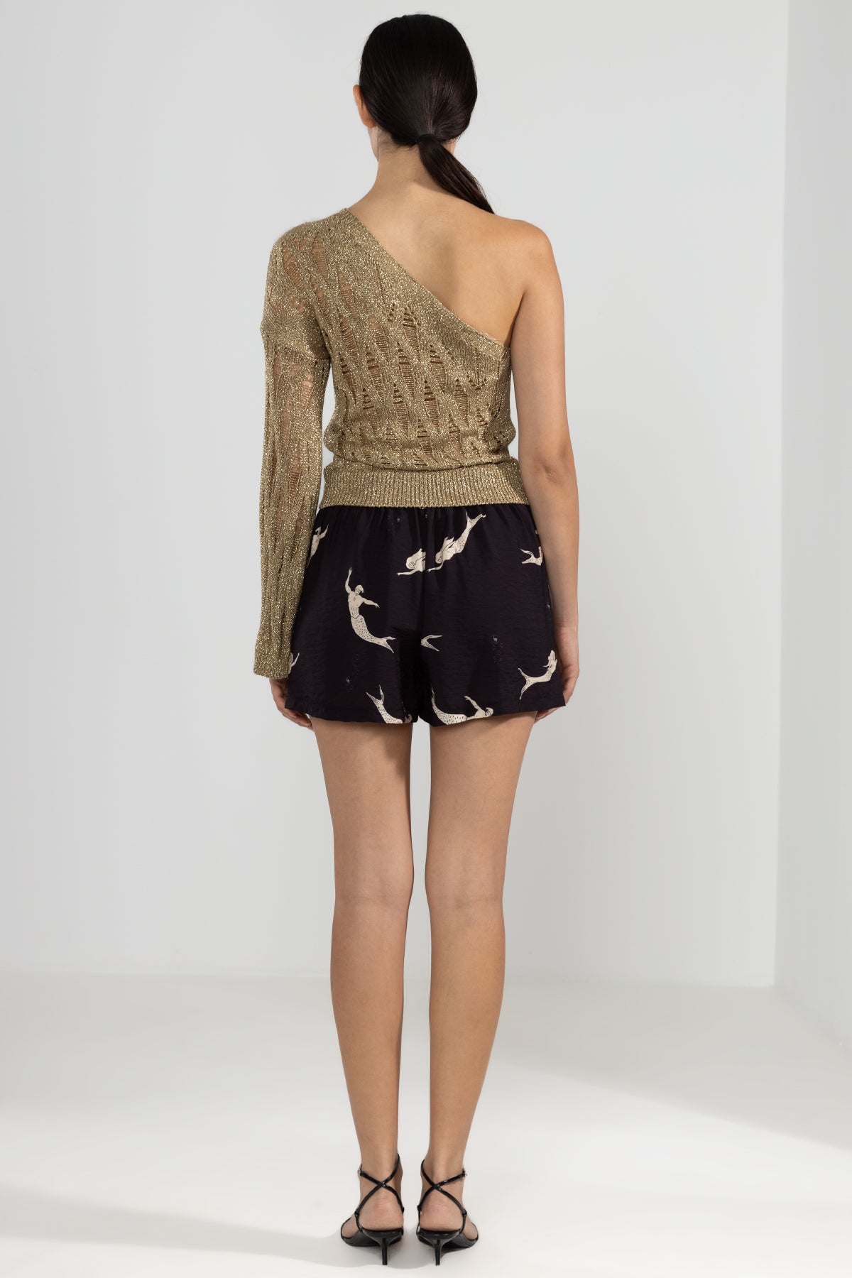 Flo Shorts Mermaid Black - Polonio Uruguay