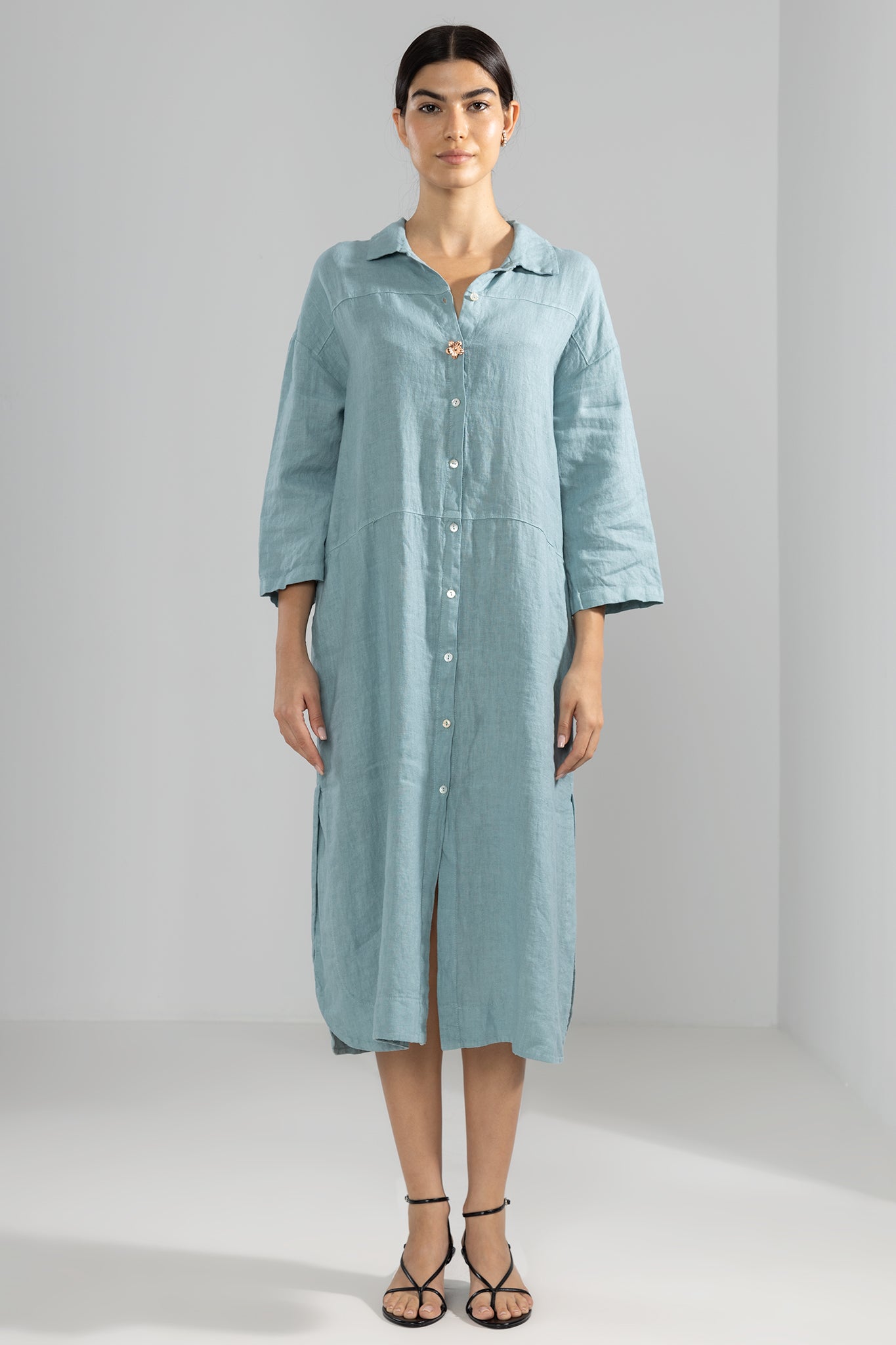 Long Shirt Aqua - Polonio Uruguay