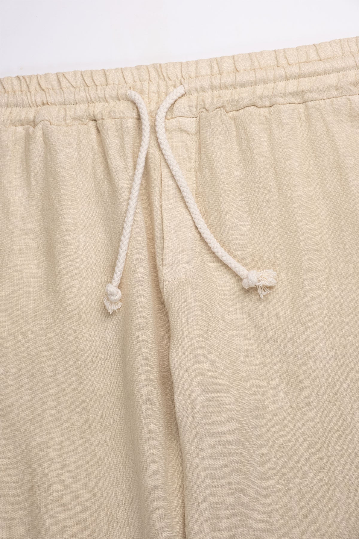 Pantalón De Lino Premium Almendra - Polonio Uruguay