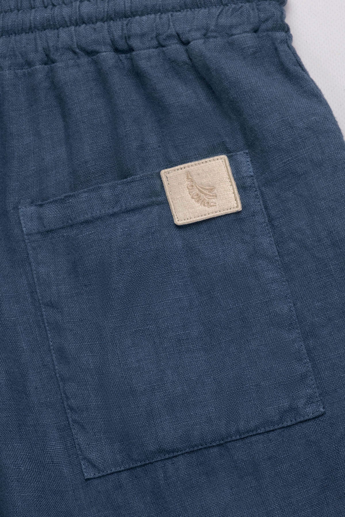 Pantalón De Lino Premium Indigo - Polonio Uruguay