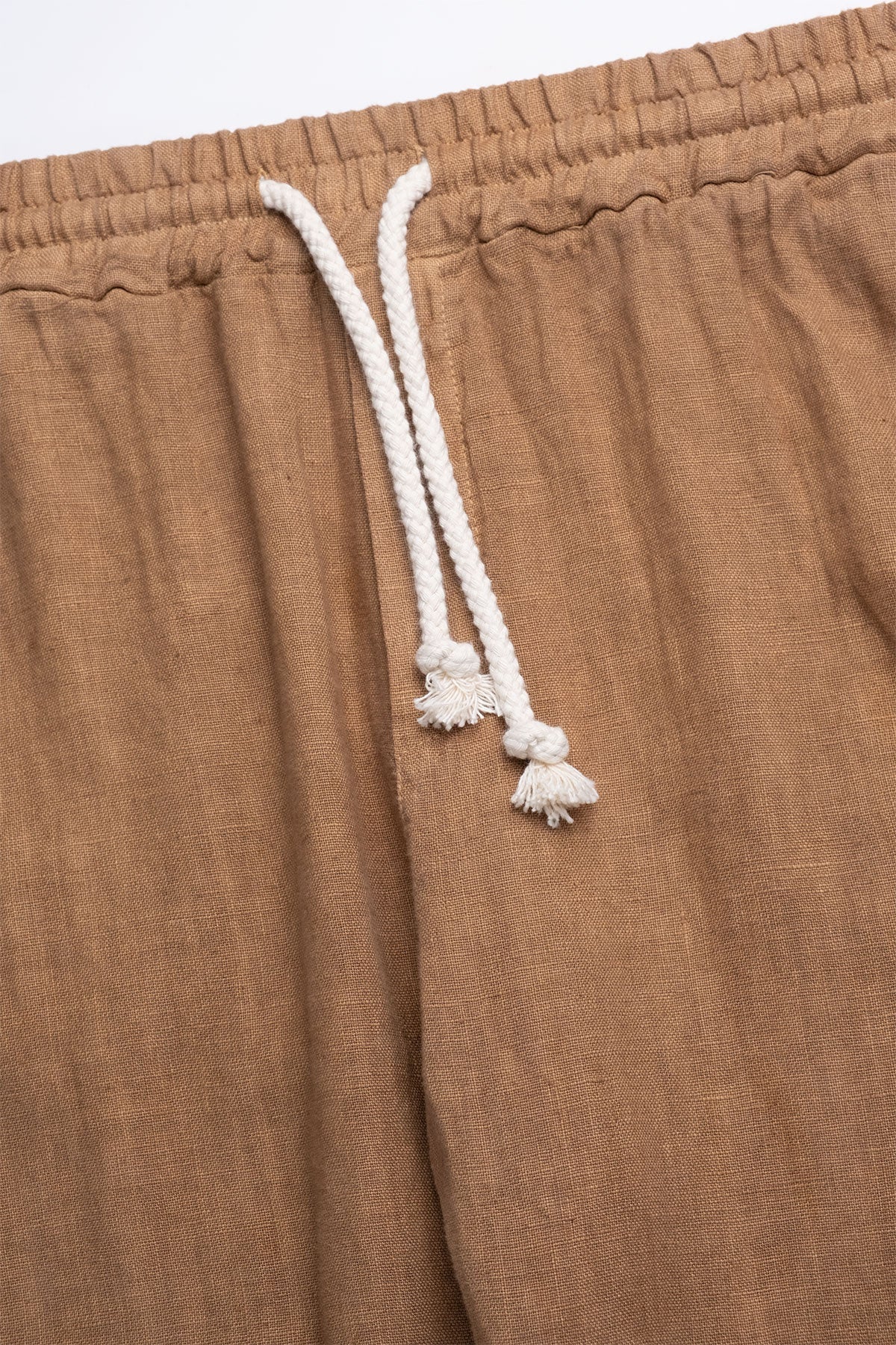 Pantalón De Lino Premium Tabaco - Polonio Uruguay