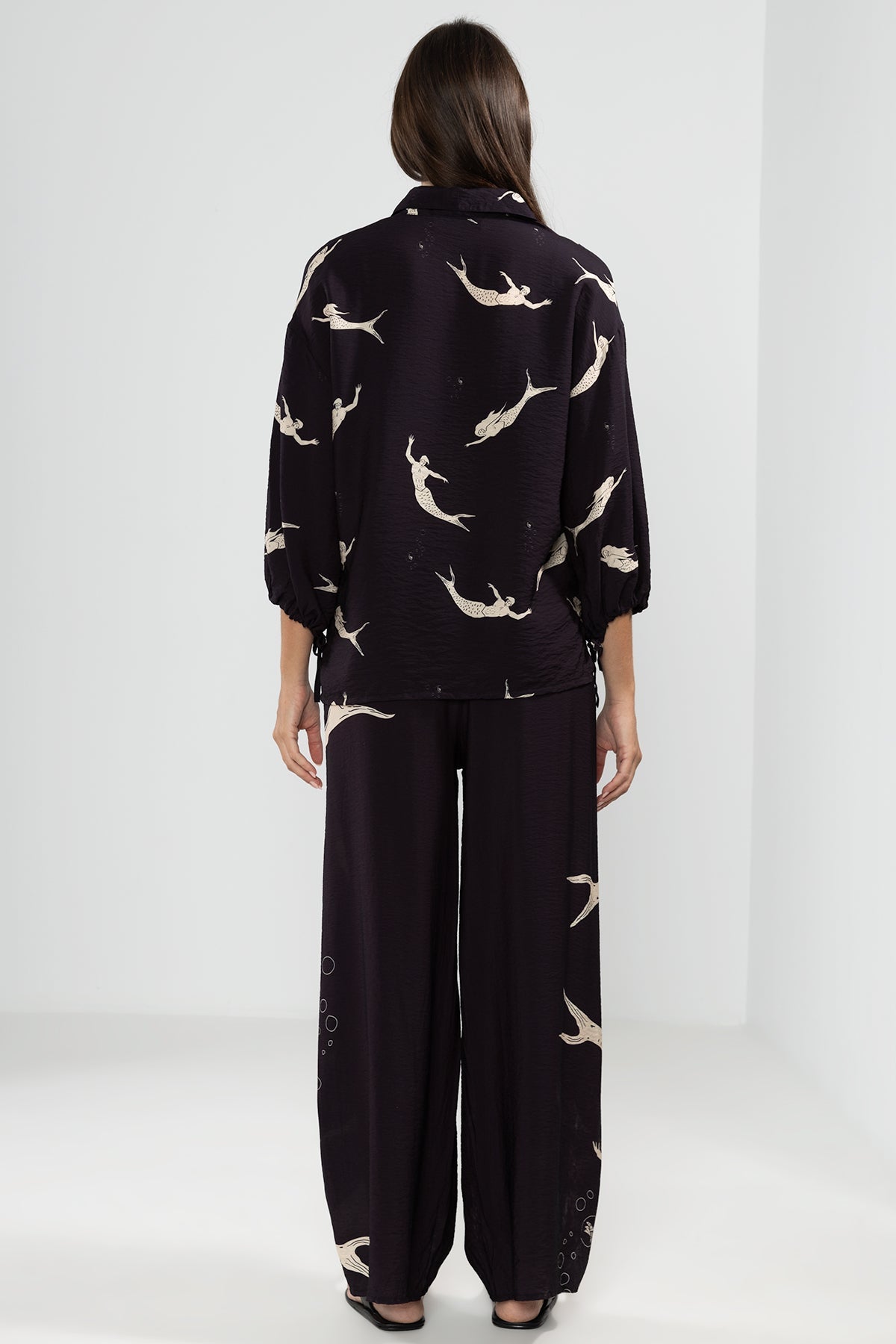 Pantalón Michu Mermaid Black - Polonio Uruguay