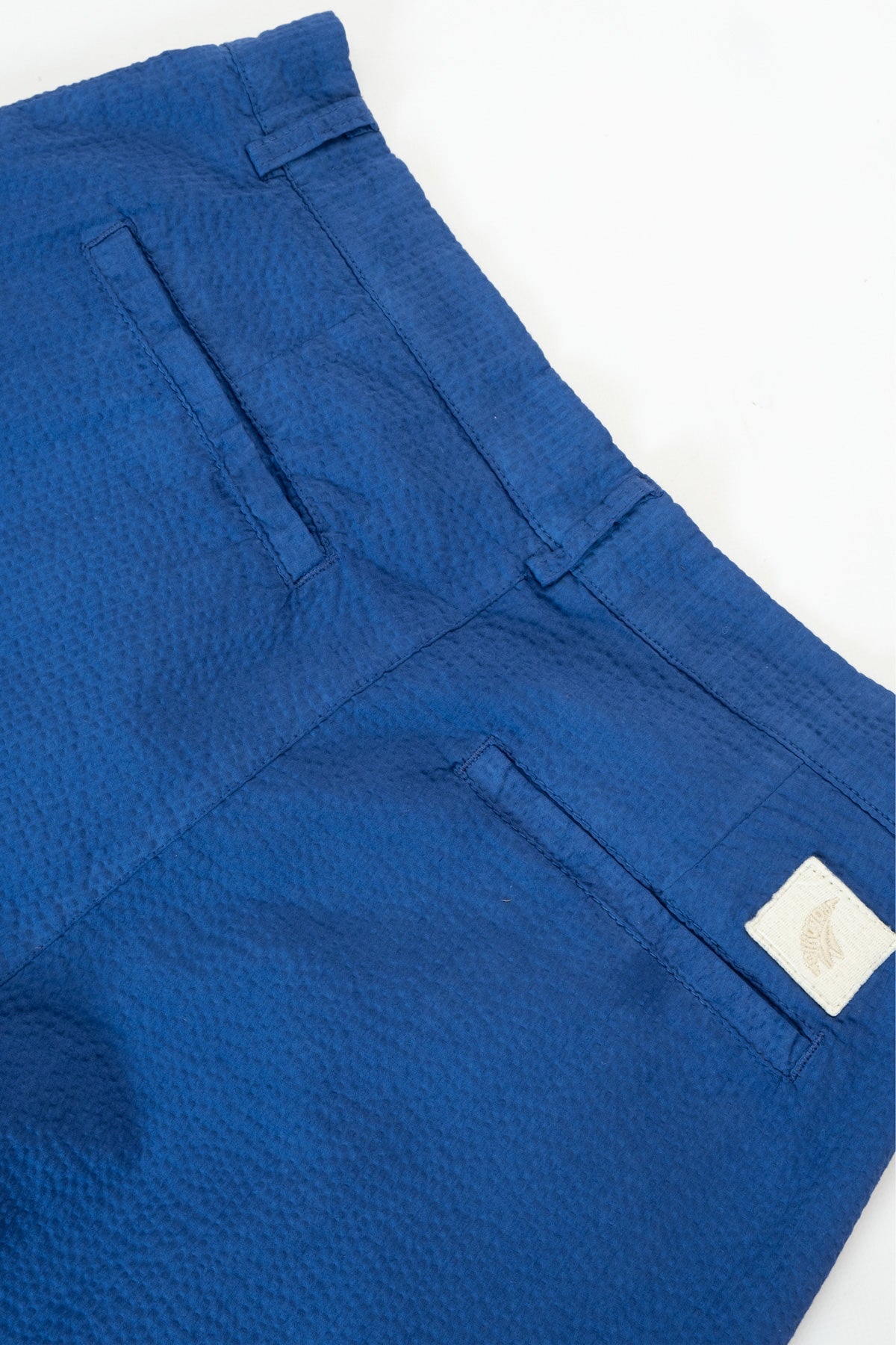 Pantalón Seersucker Azul - Polonio Uruguay