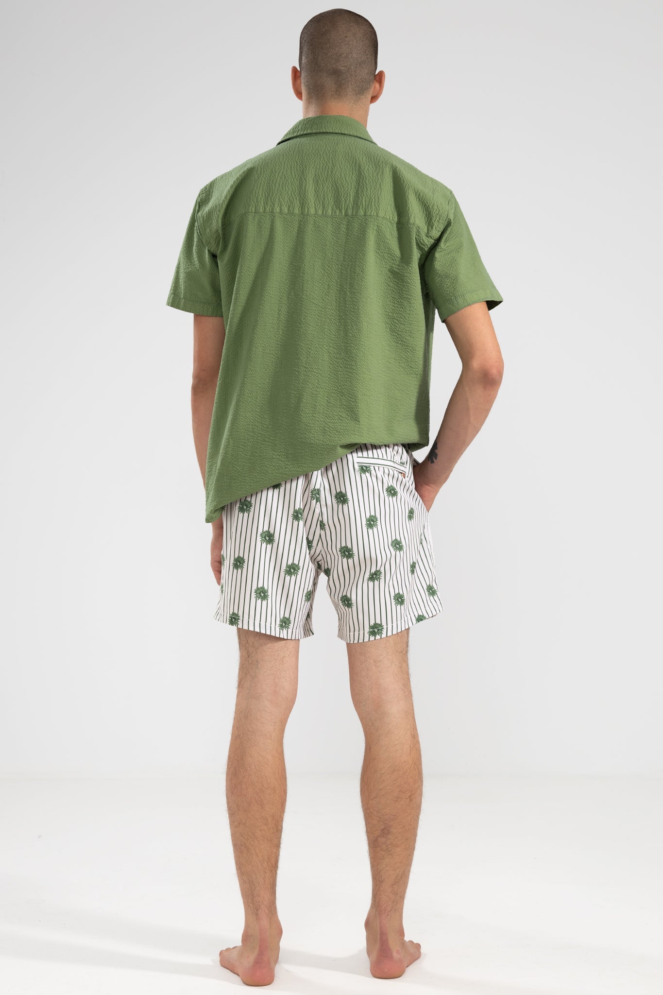 Short de Baño Bloomline Classic Olive - Polonio Uruguay