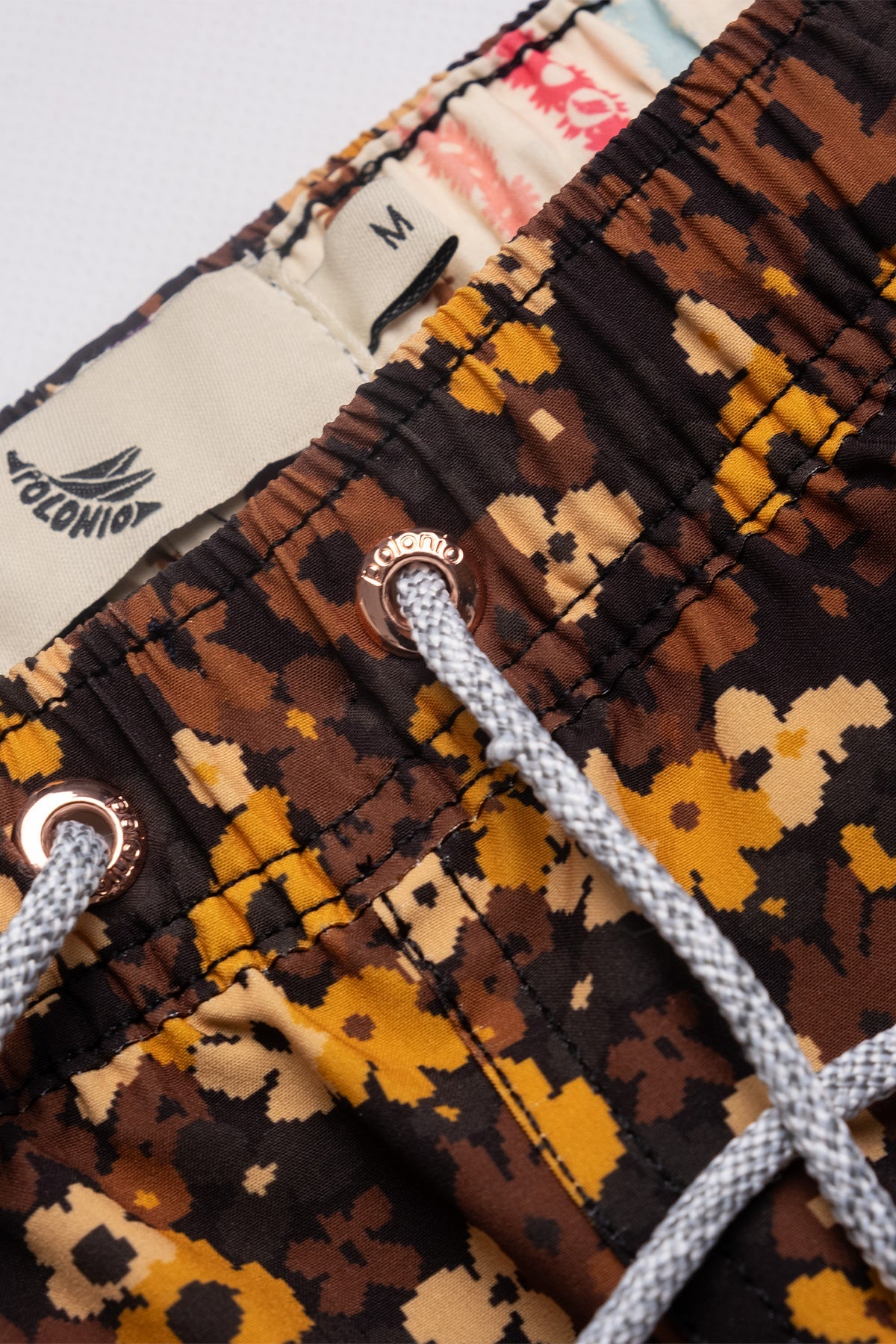 Short de Baño Classic Pixel Floral - Polonio Uruguay