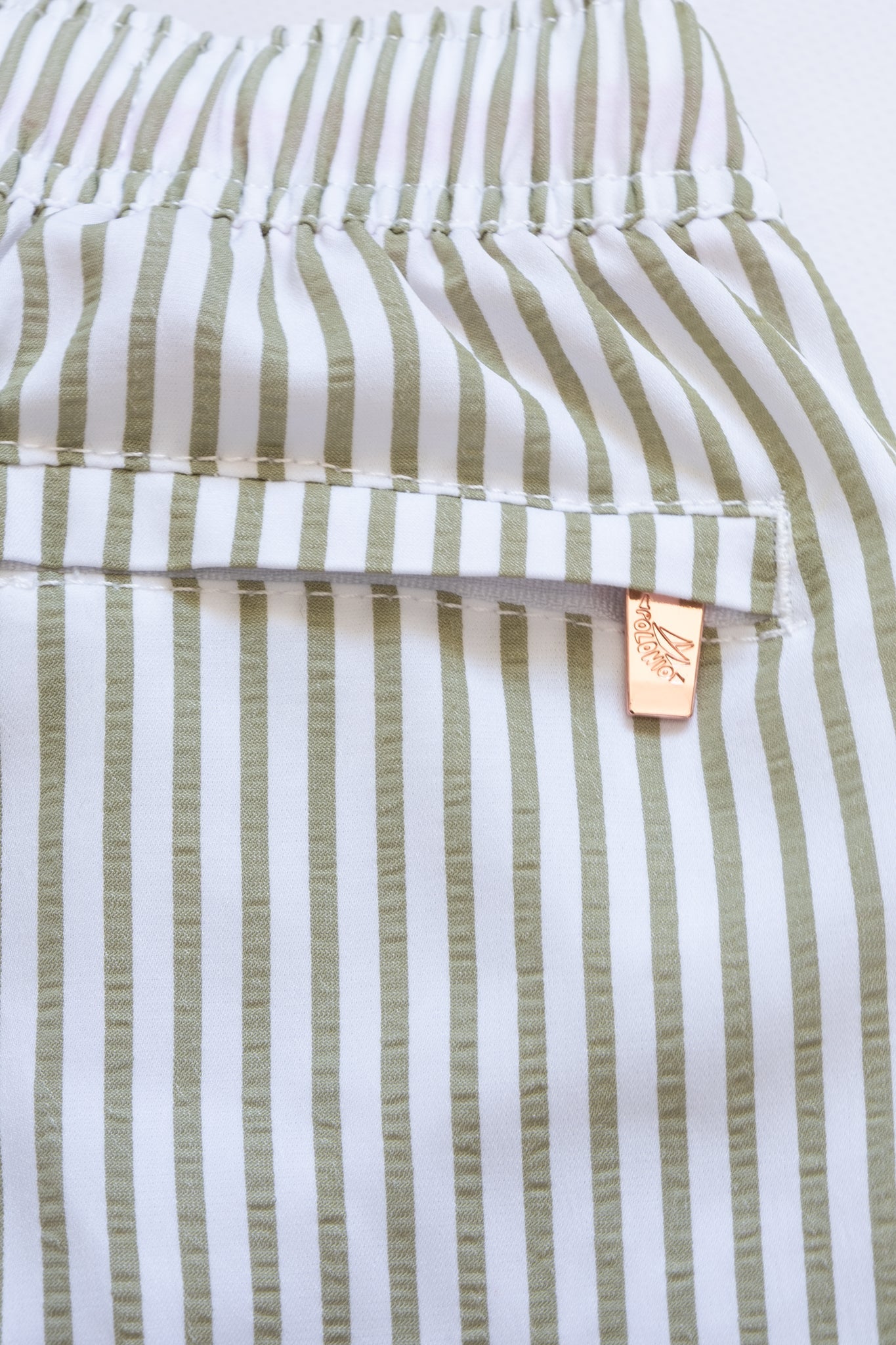 Short de Baño Niño La Huella Classic Pistachio - Polonio Uruguay