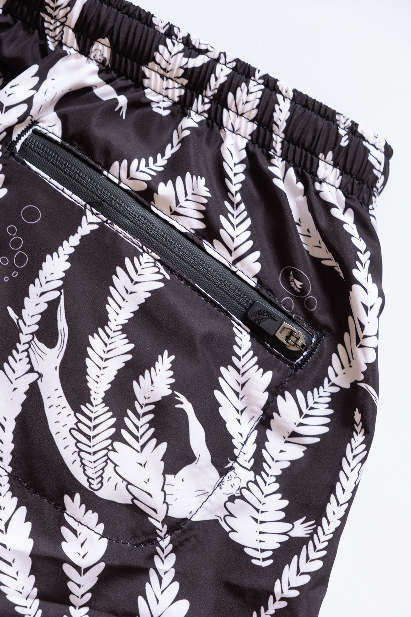 Short de Baño Under The Sea Runner Black - Polonio Uruguay