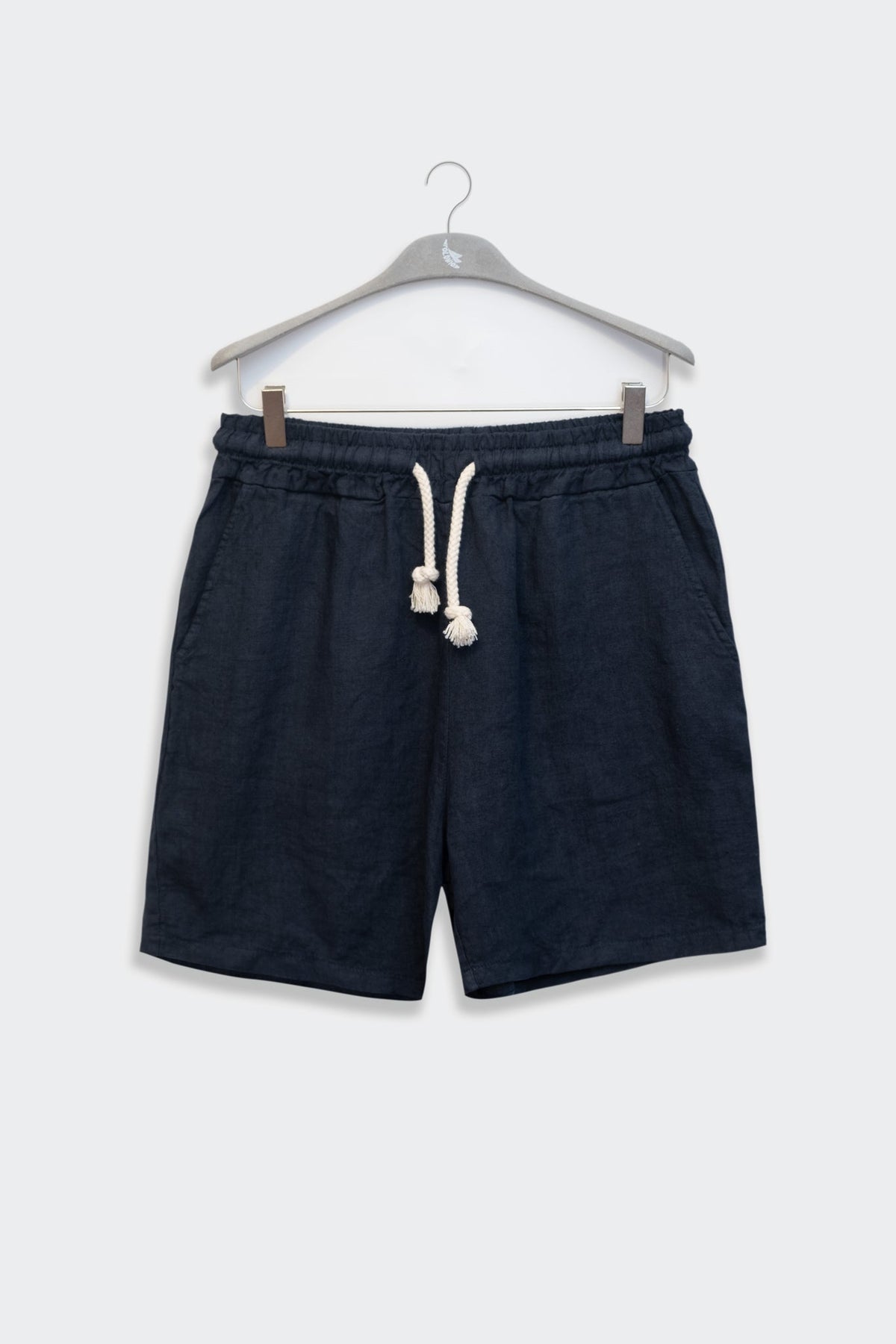Short 100% Lino Premium Navy Shorts Polonio UY